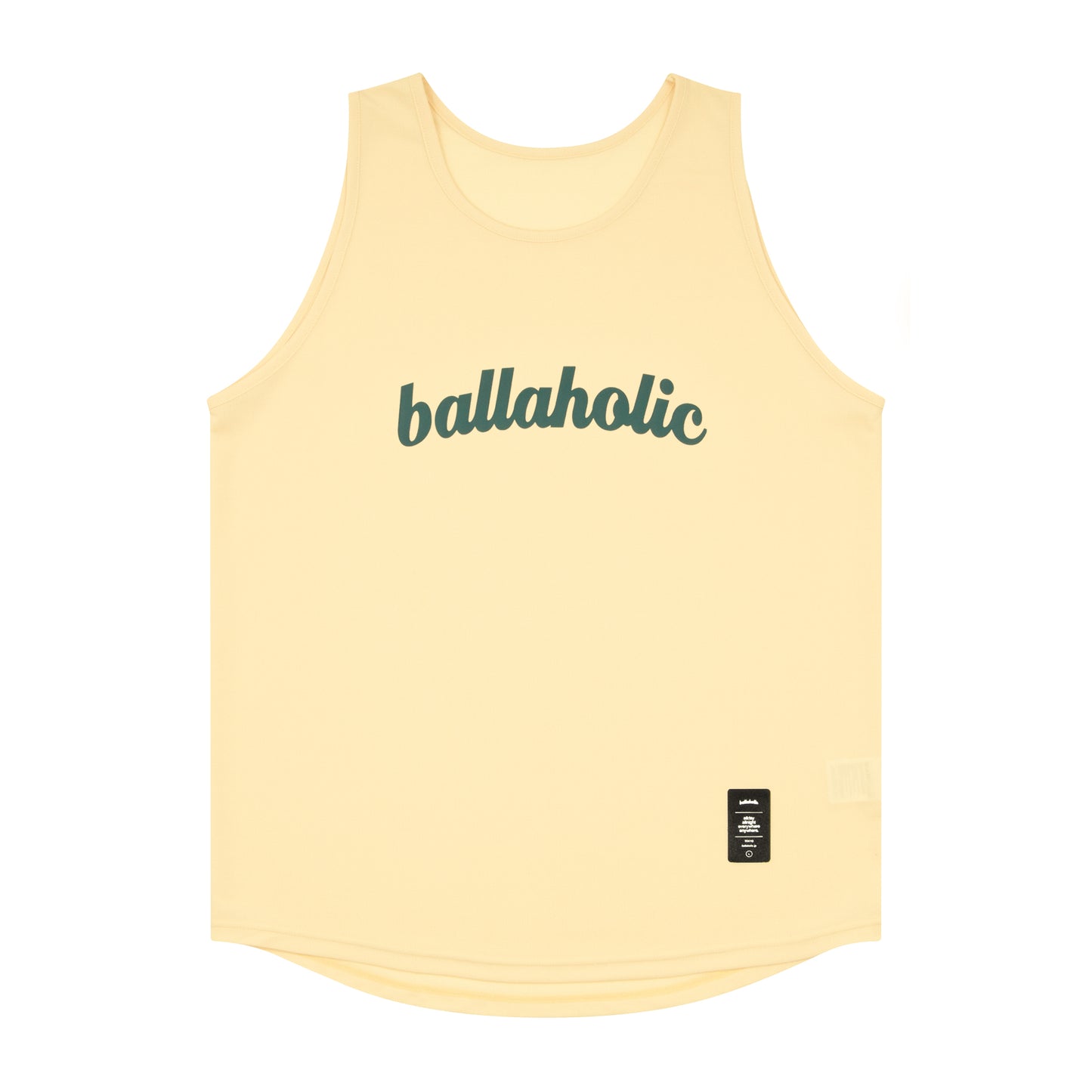 Logo Tank Top (lemon ice/antique green) - CUSTOM