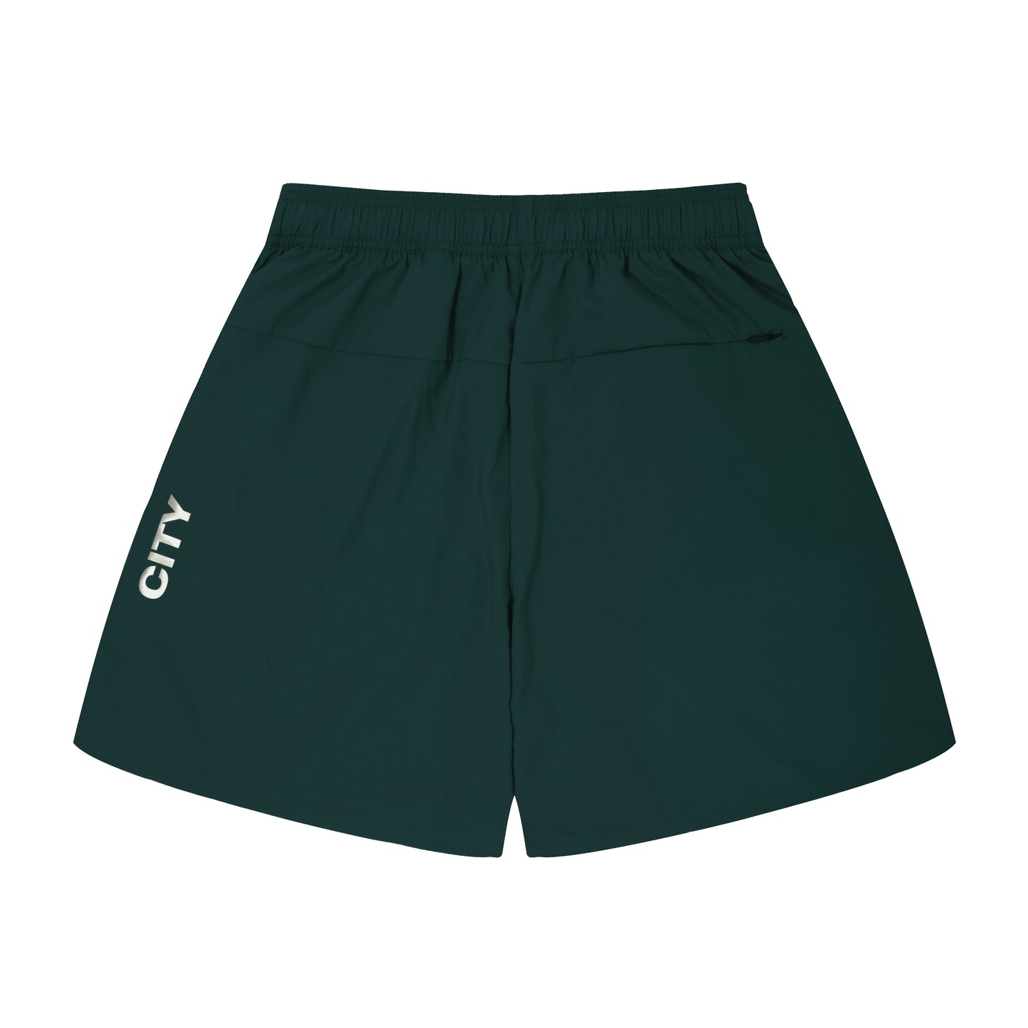 The Neighborhood Classic Zip Shorts (dark green)