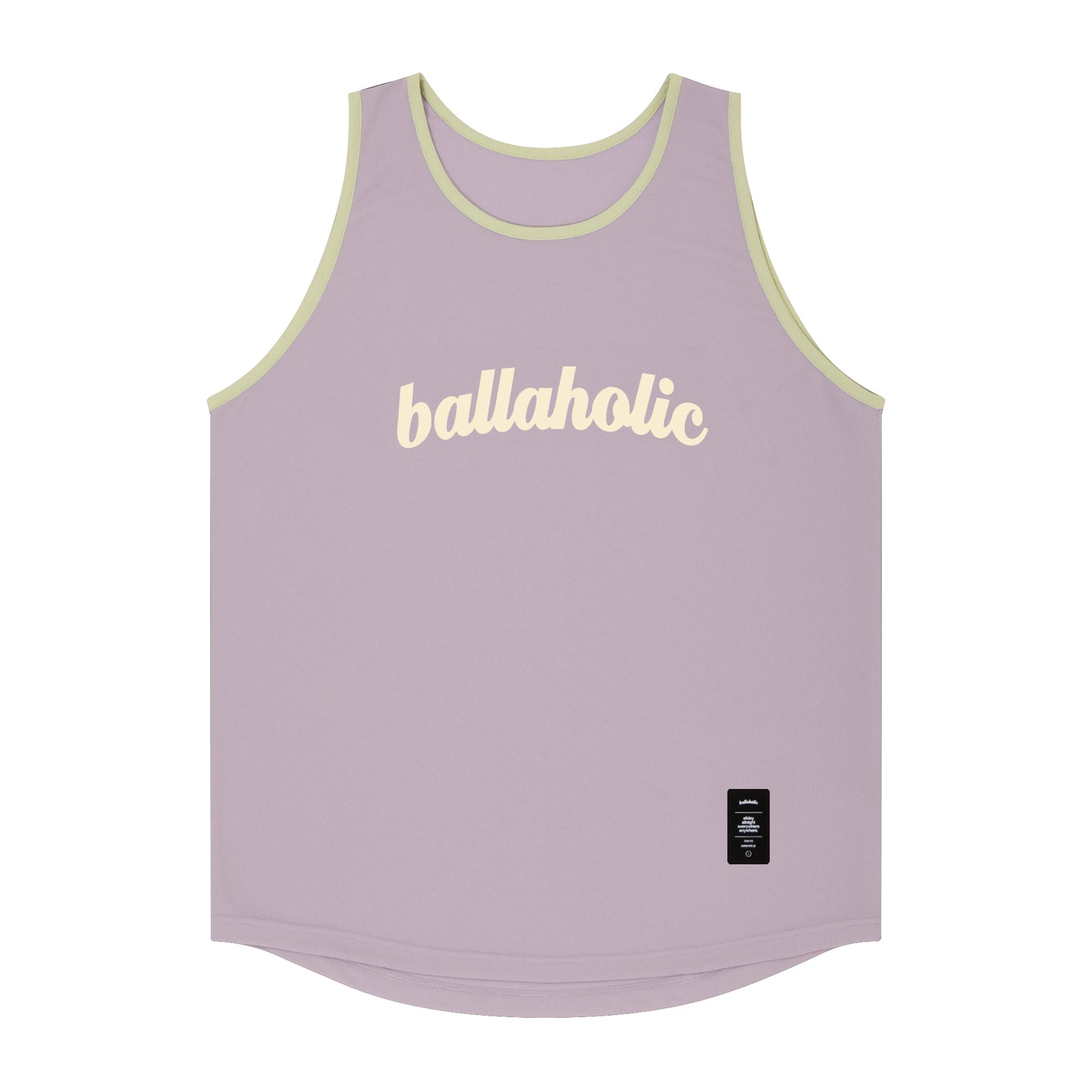 Color Blocked Logo Tank Top (wisteria/sage green/ivory) - CUSTOM
