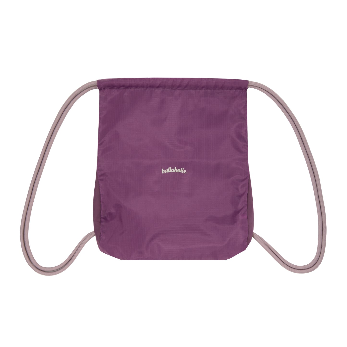 Logo Zip Pocket Gymsack (plum purple)