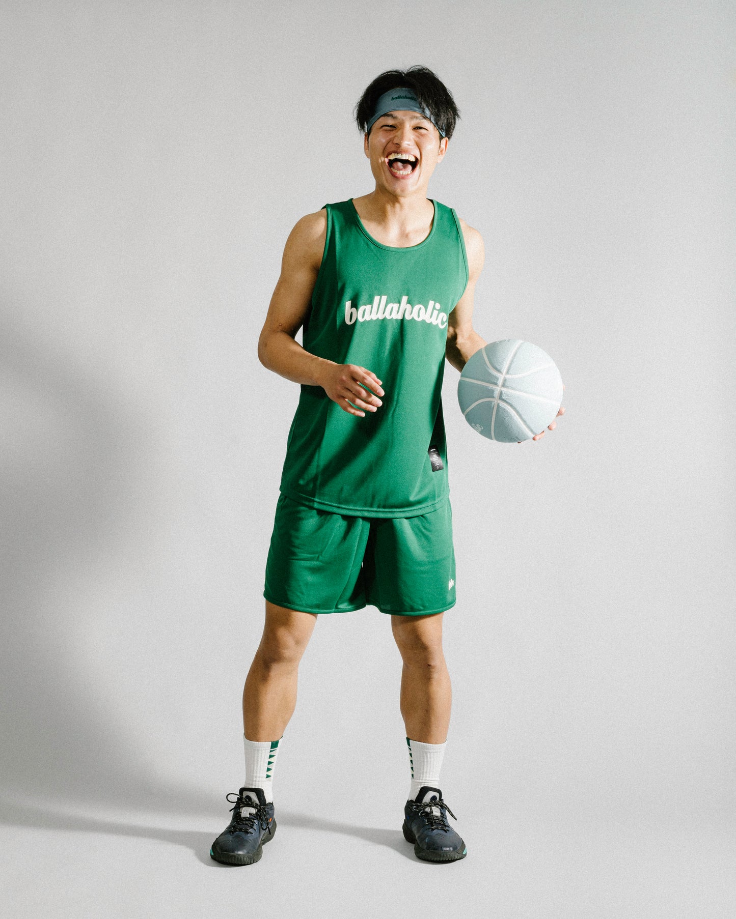 Logo Tank Top (forest green/off white)