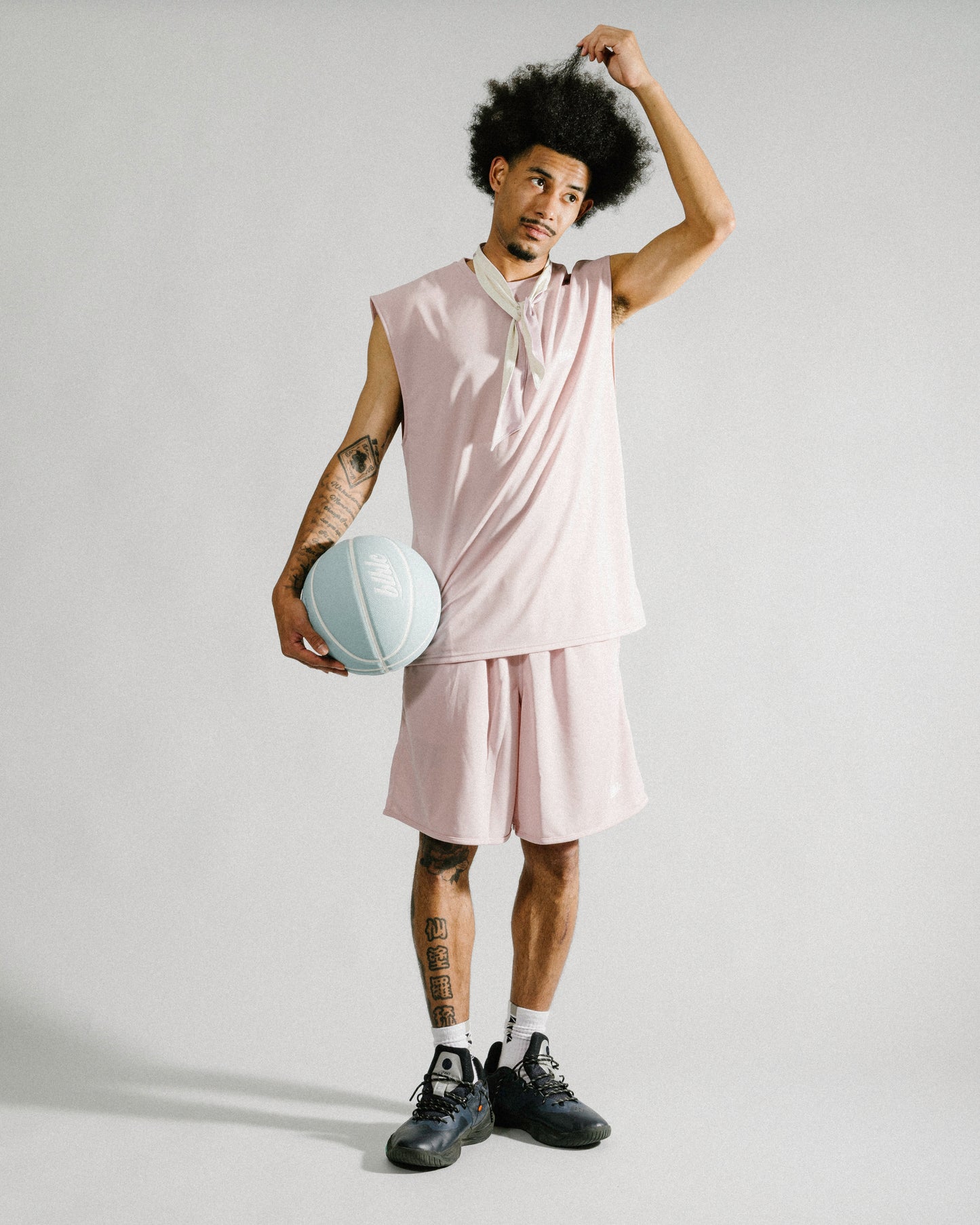 blhlc No Sleeve Tops (sepia rose/white)