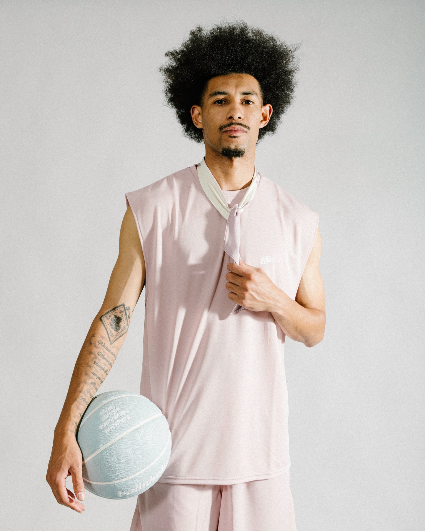 Logo Head Tie (sepia rose/vanilla)