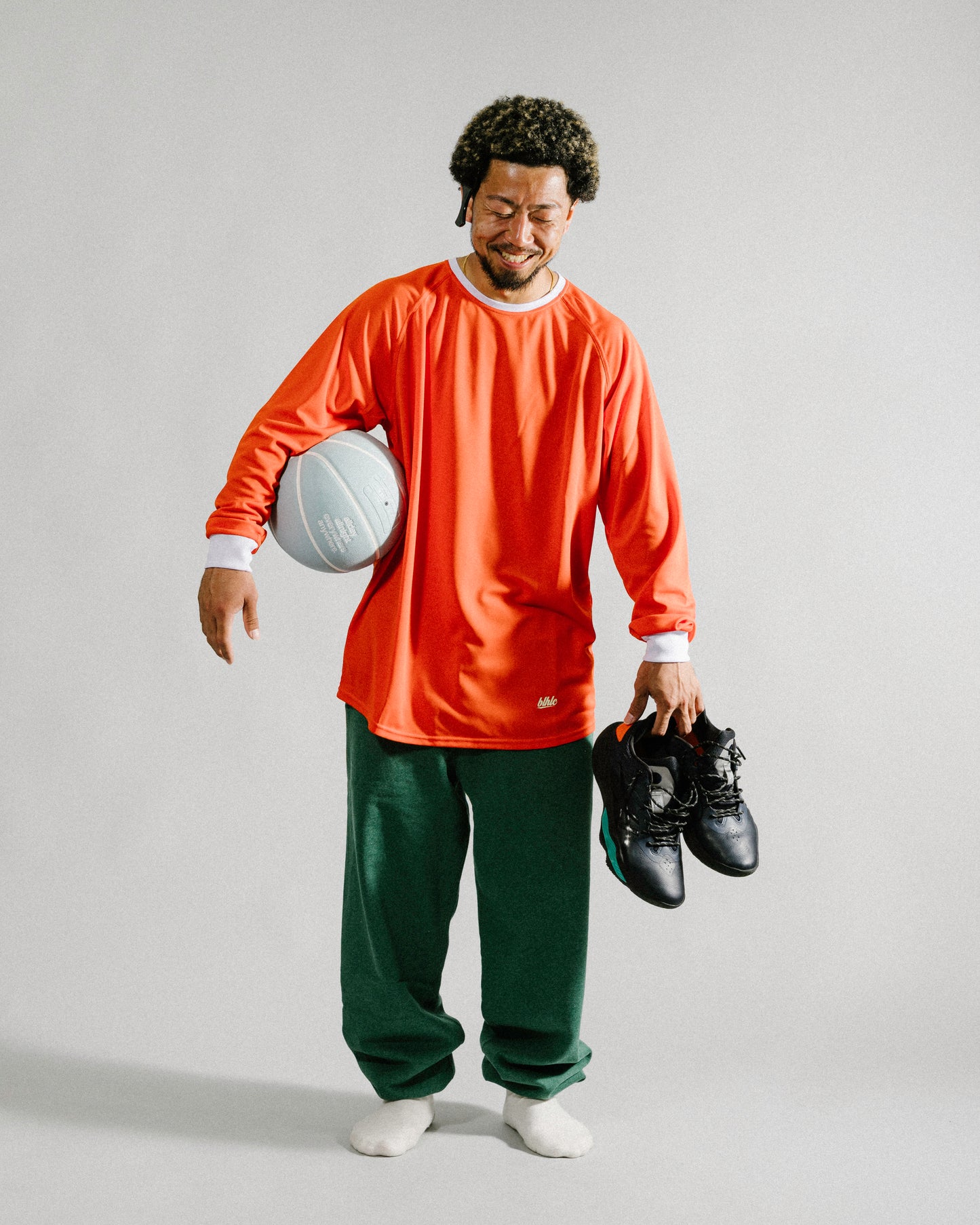 blhlc Cool Long Tee (orange red/white)