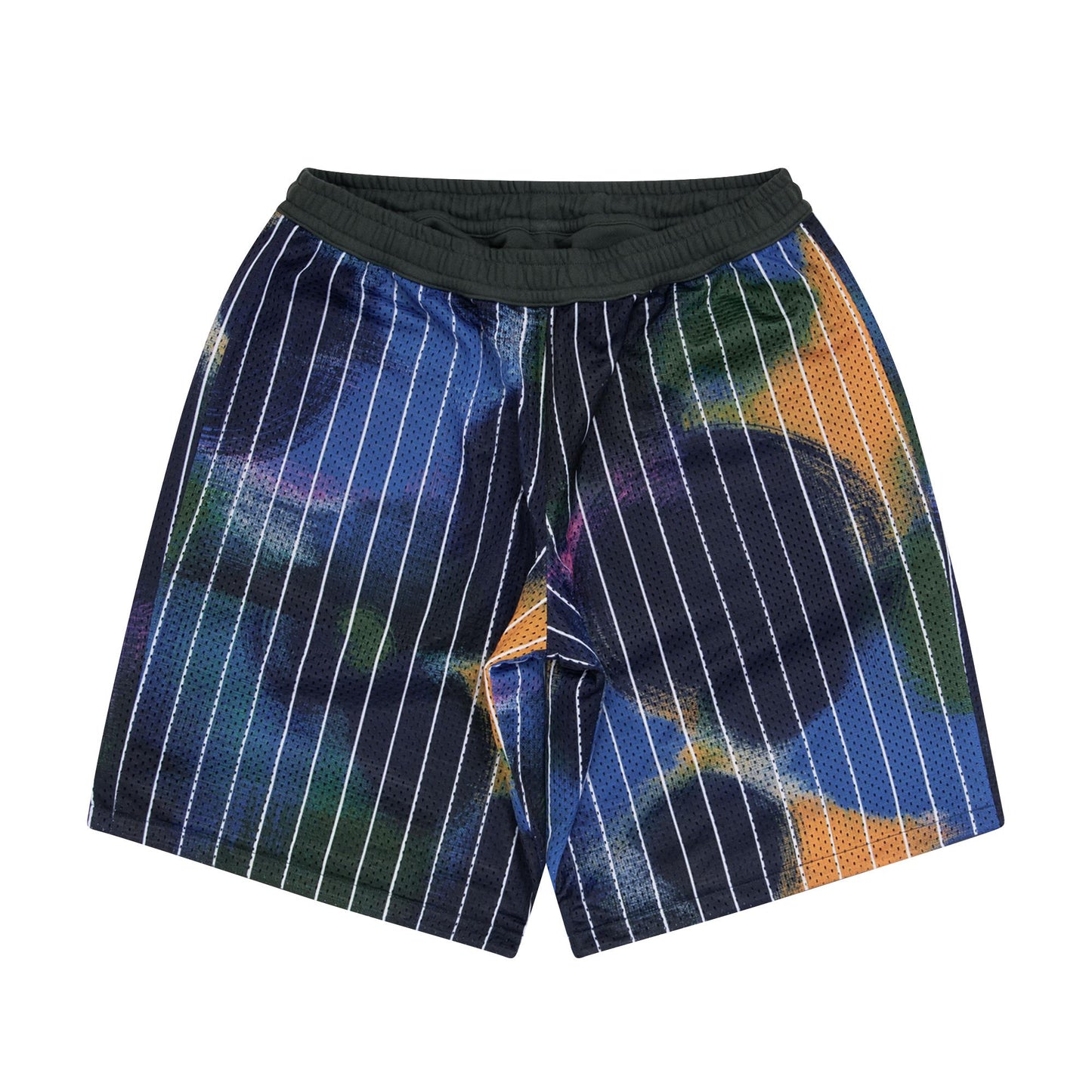 LEEGET × ballaholic Reversible Painter Sweat Shorts -FLUID MOVE- (dark green)