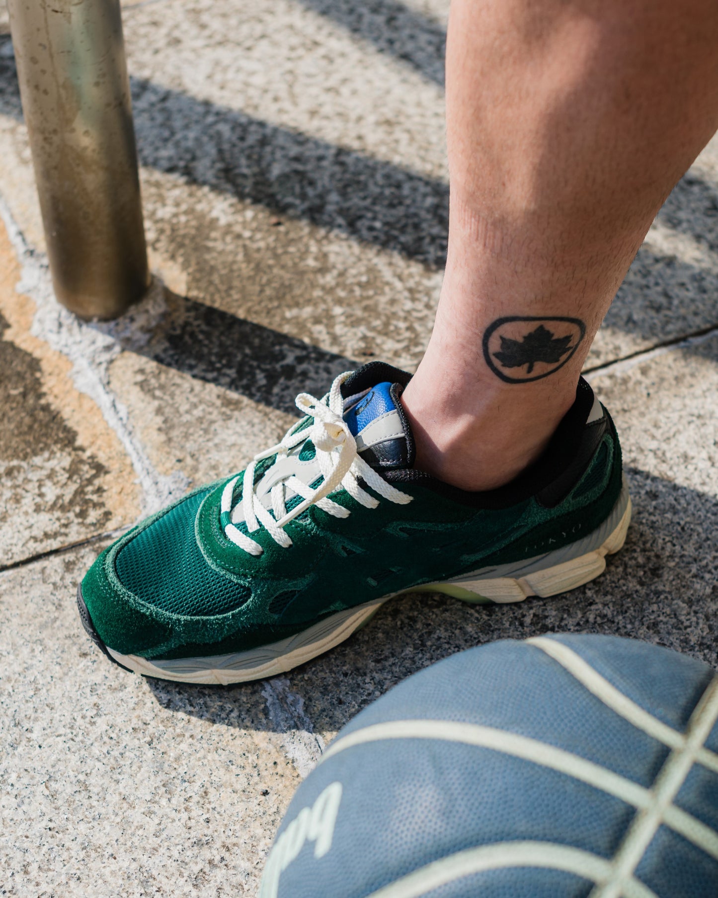 ASICS × ballaholic GEL-NYC (jewel green/ivory)