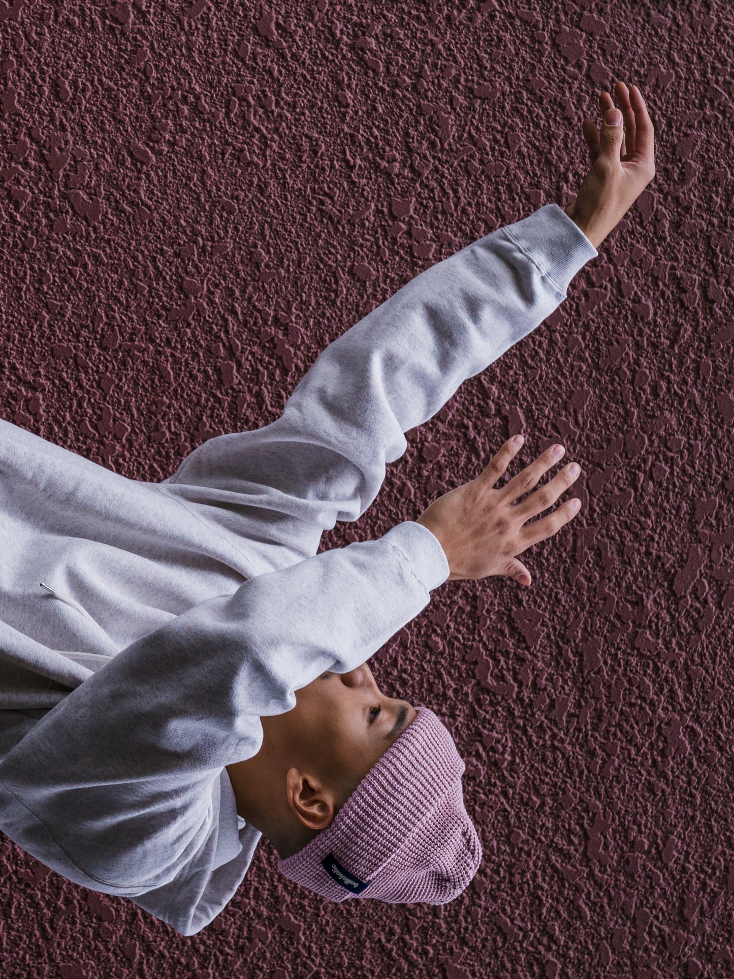 Logo Label Beanie (grayish pink)