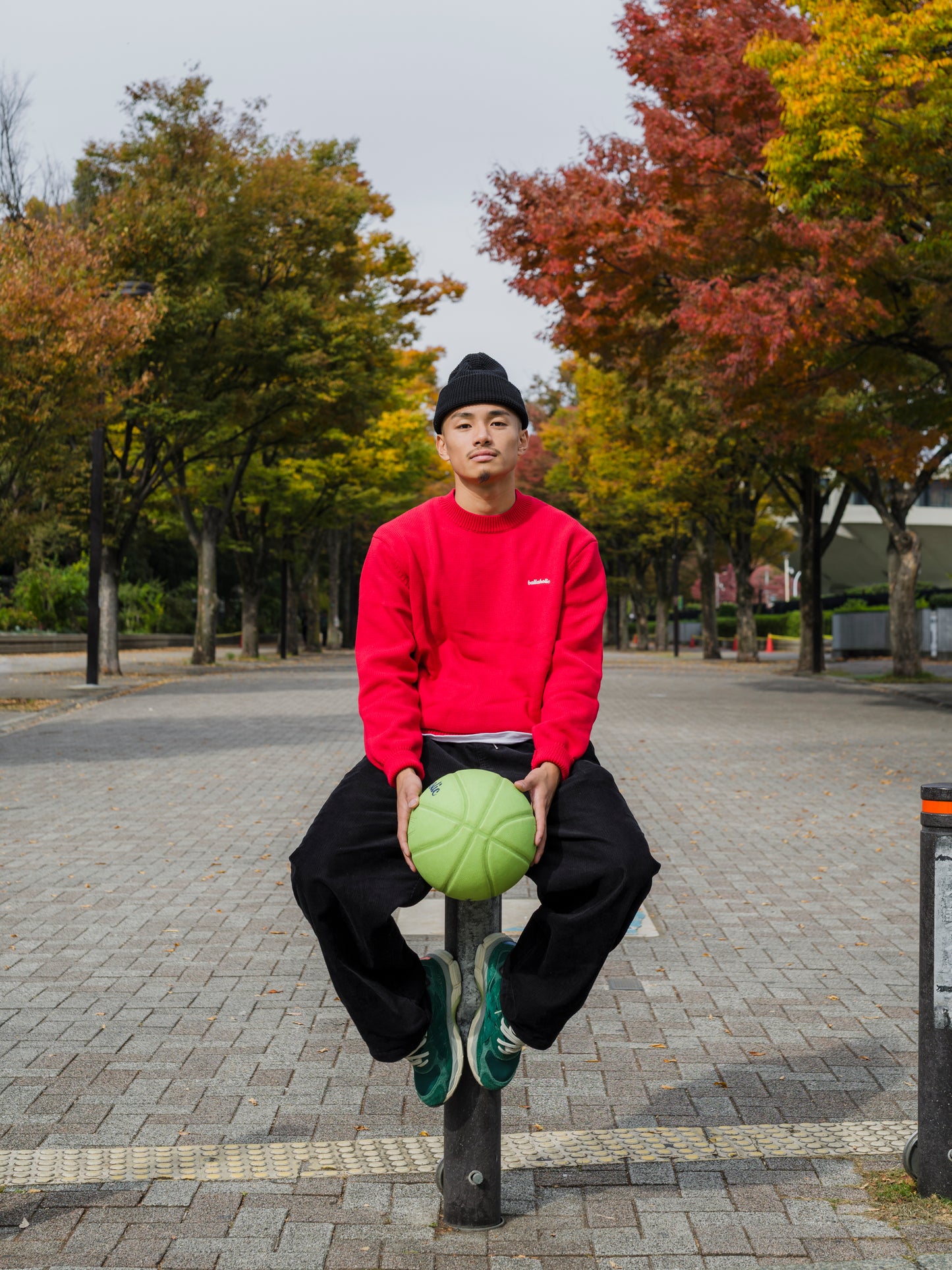 Logo Corduroy Pants (black)