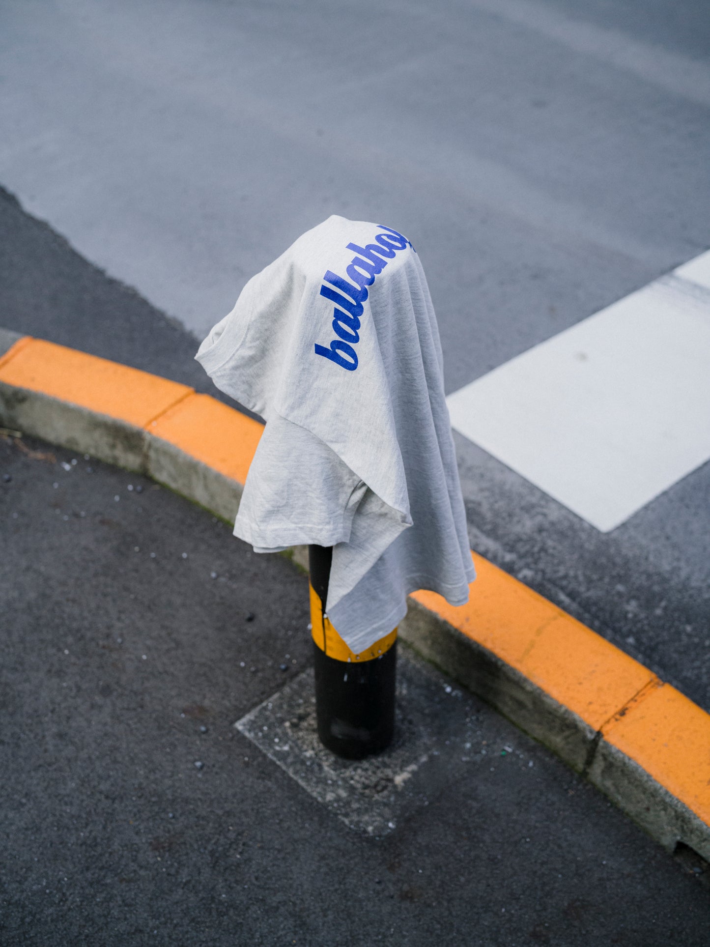 Logo Tee (oatmeal/reflex blue)
