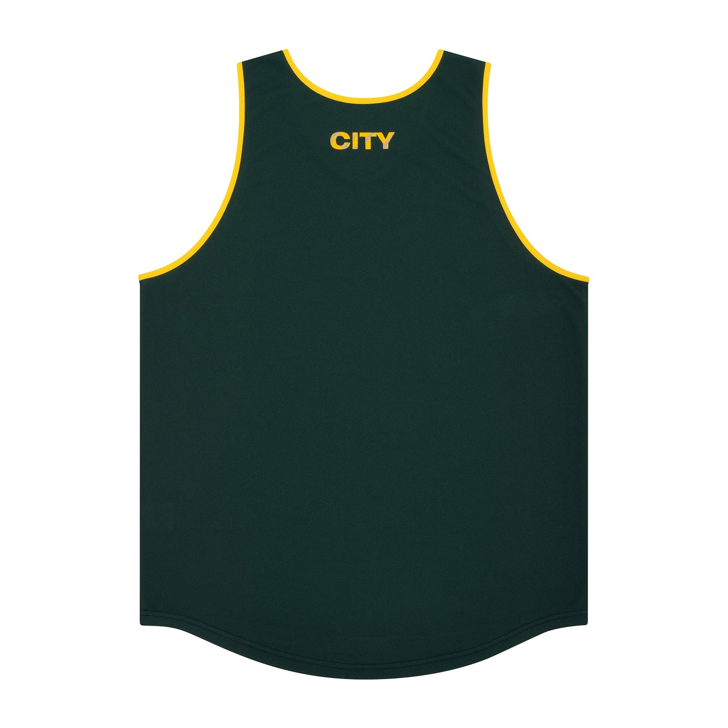 The Neighborhood Classic Tank Top (dark green/yellow)