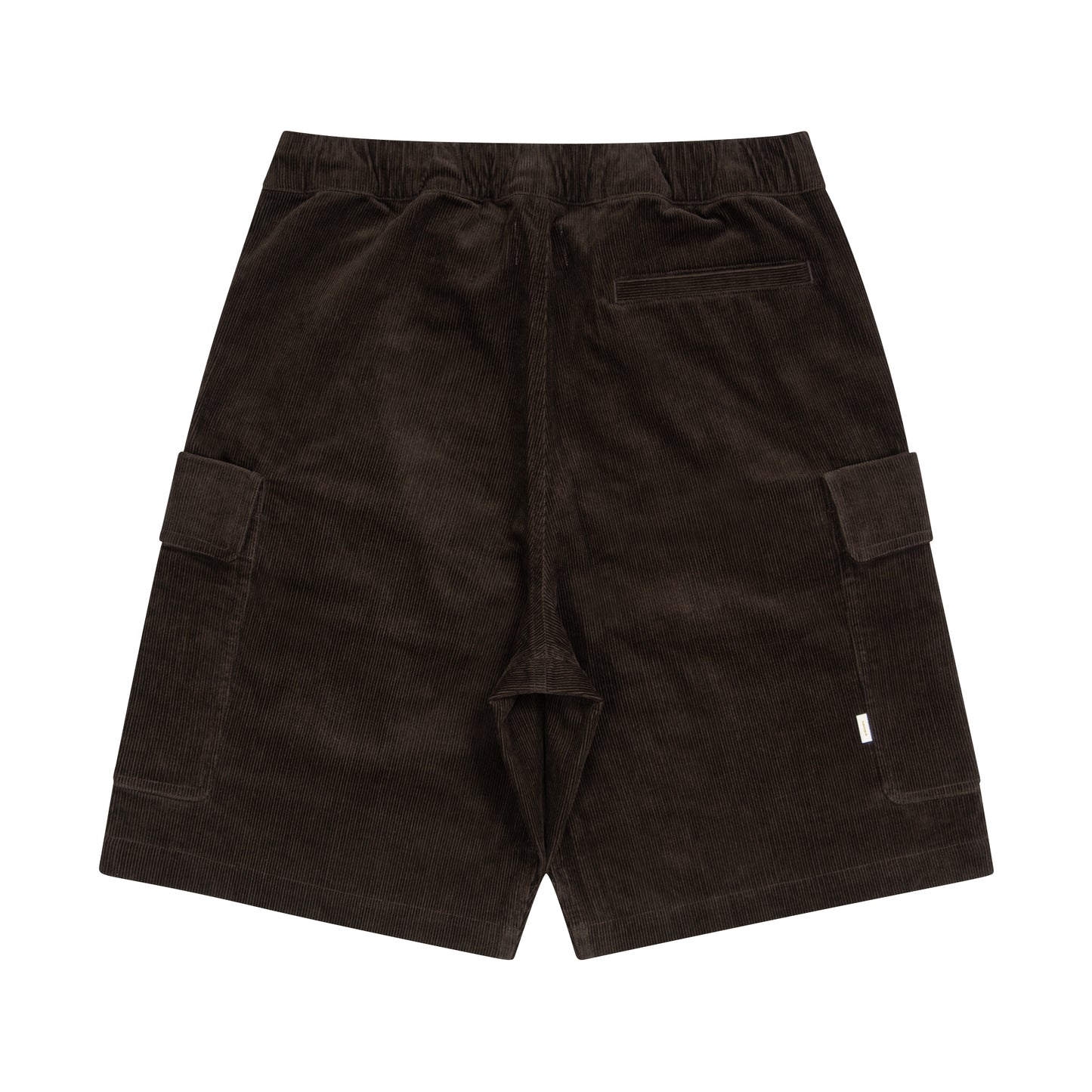 Logo Corduroy Cargo Shorts (dark brown)