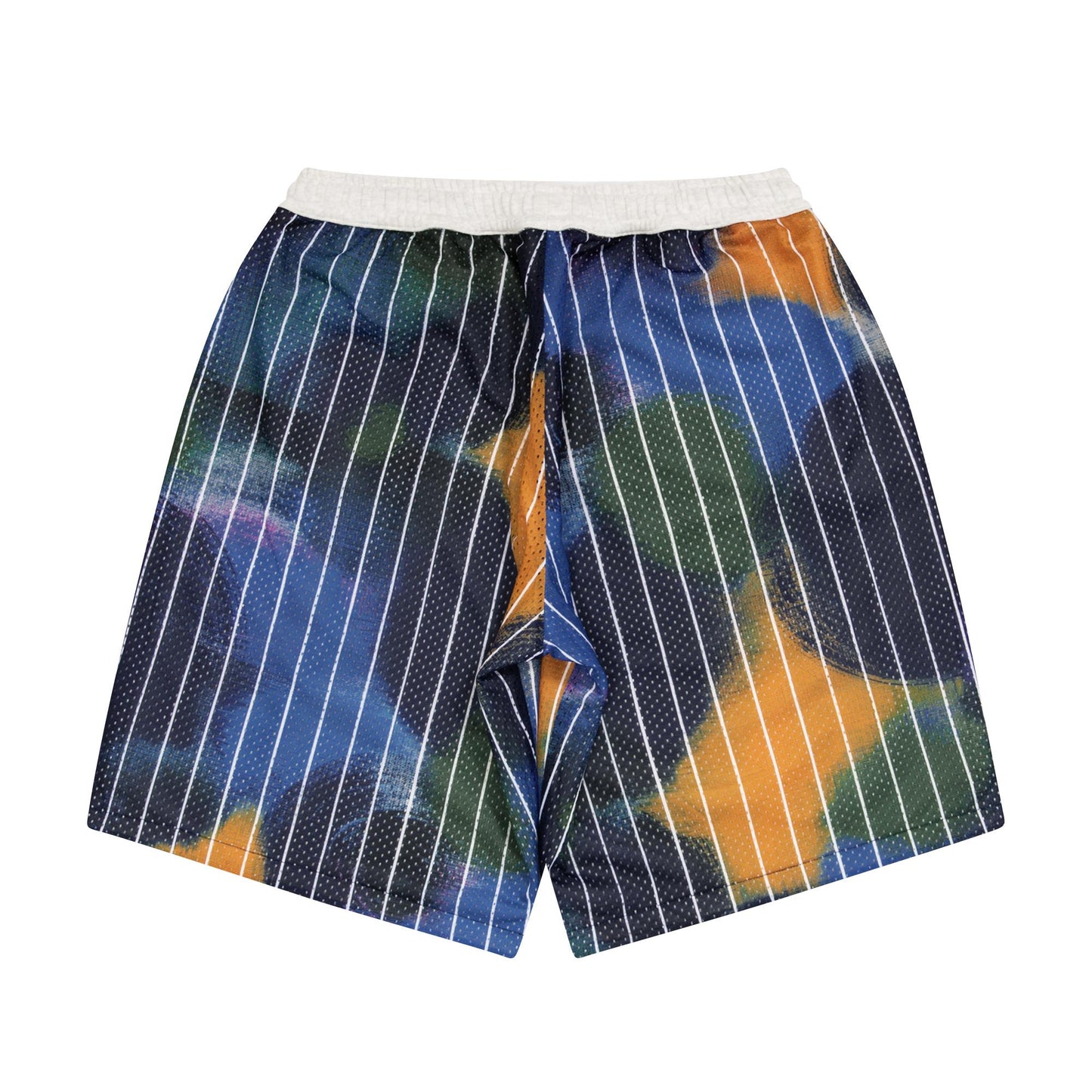 LEEGET × ballaholic Reversible Painter Sweat Shorts -FLUID MOVE- (oatmeal)