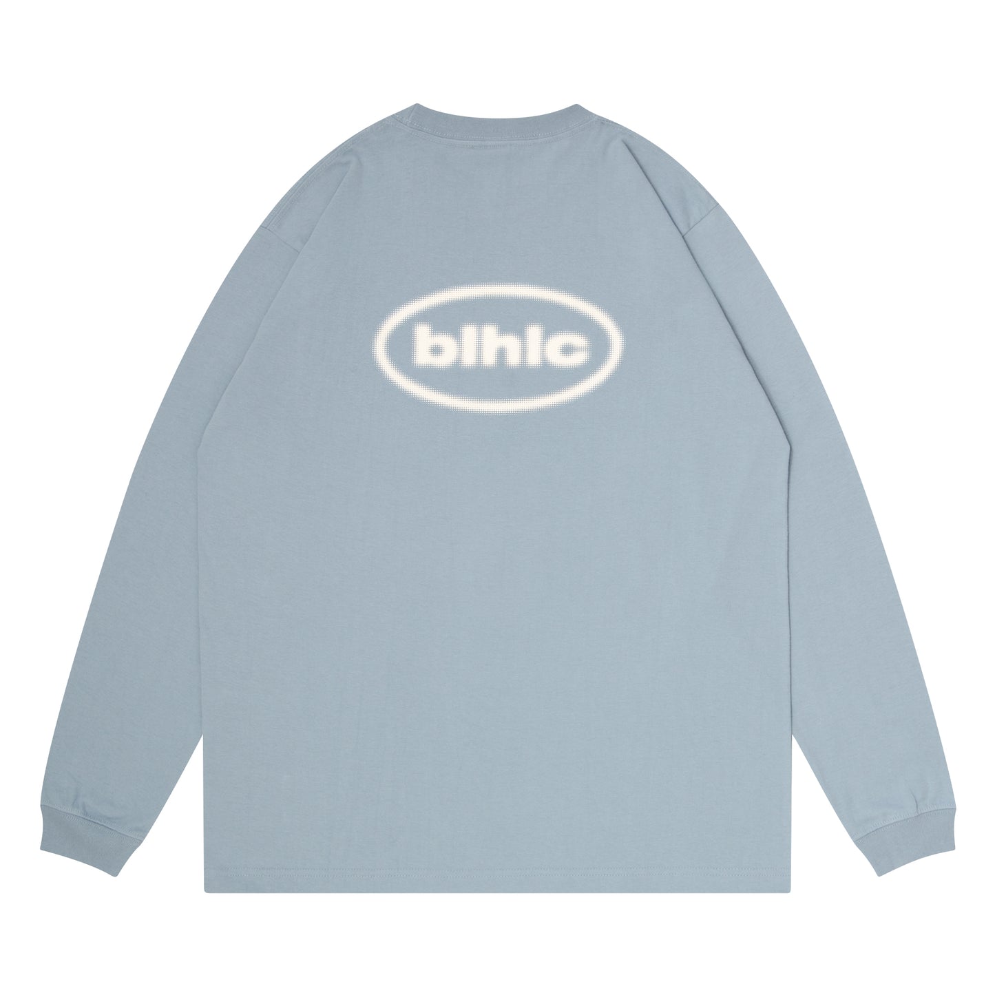 Halftone blhlc Oval Logo Long Tee (slate blue)