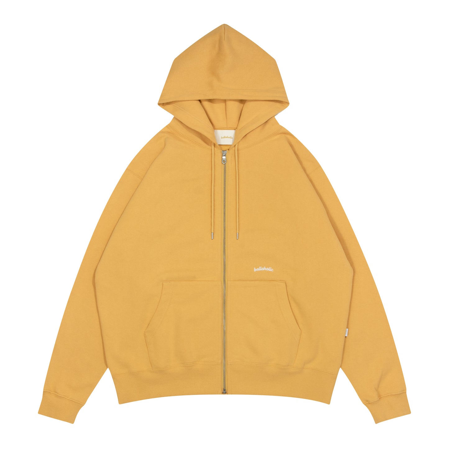 Small Logo Sweat Full Zip Hoodie (gold)