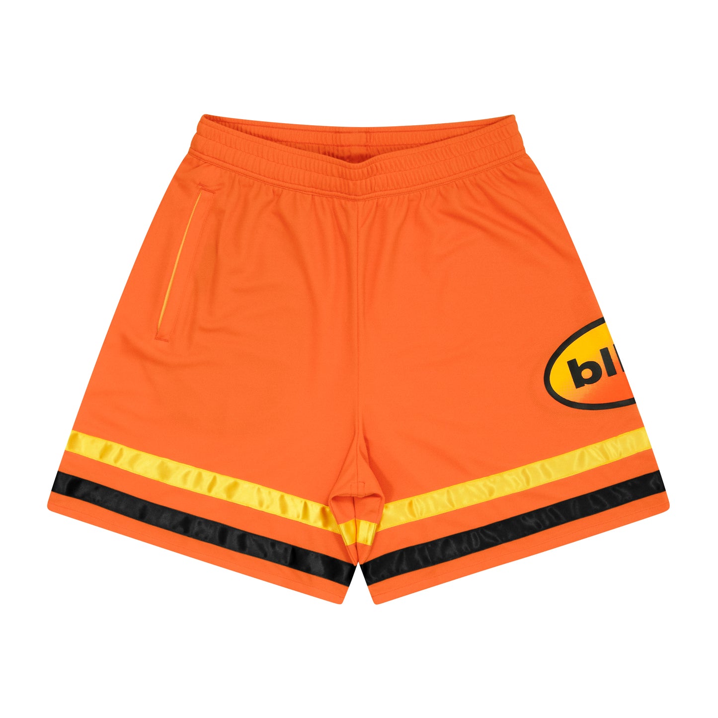 blhlc Oval Logo Single Pocket Zip Shorts (orange)