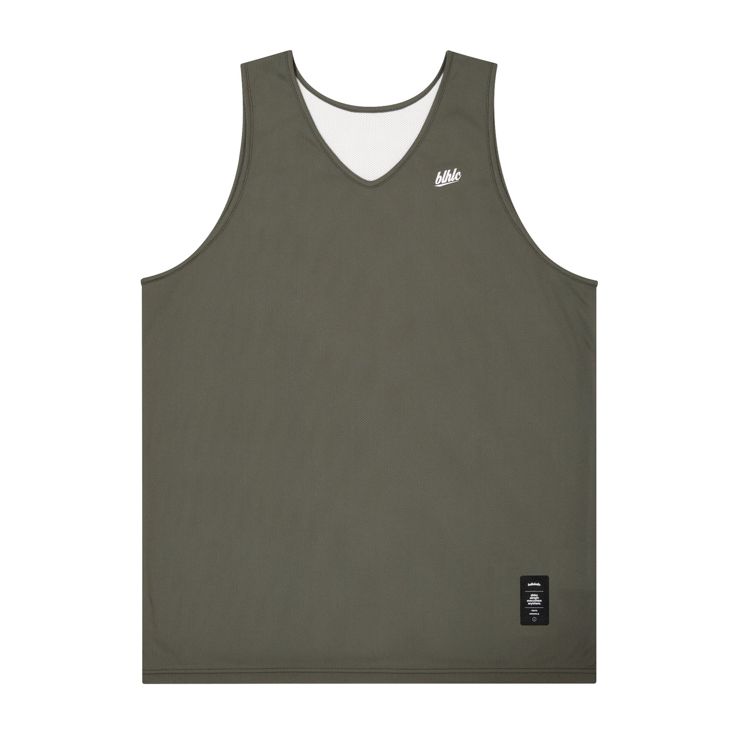 Basic Reversible Jersey (charcoal gray/white)