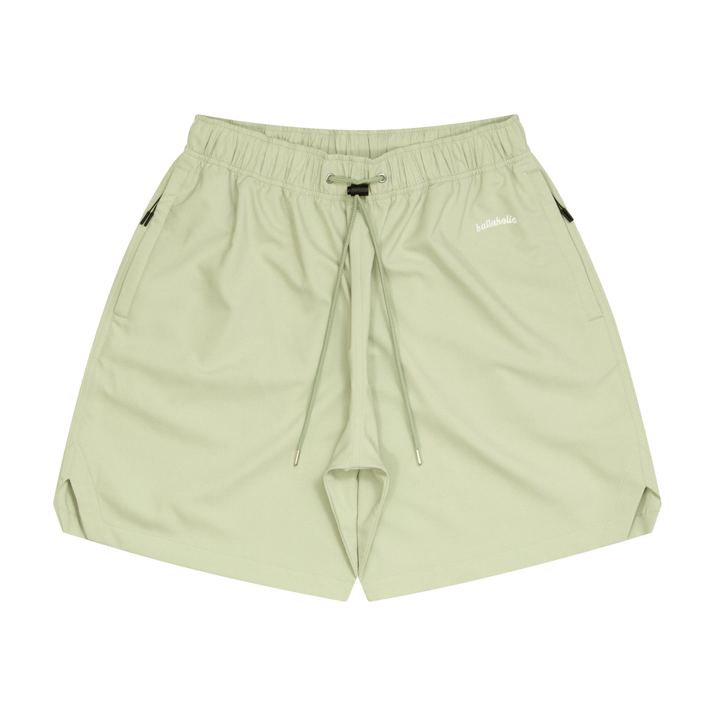 Logo Anywhere Zip Shorts (fog green)