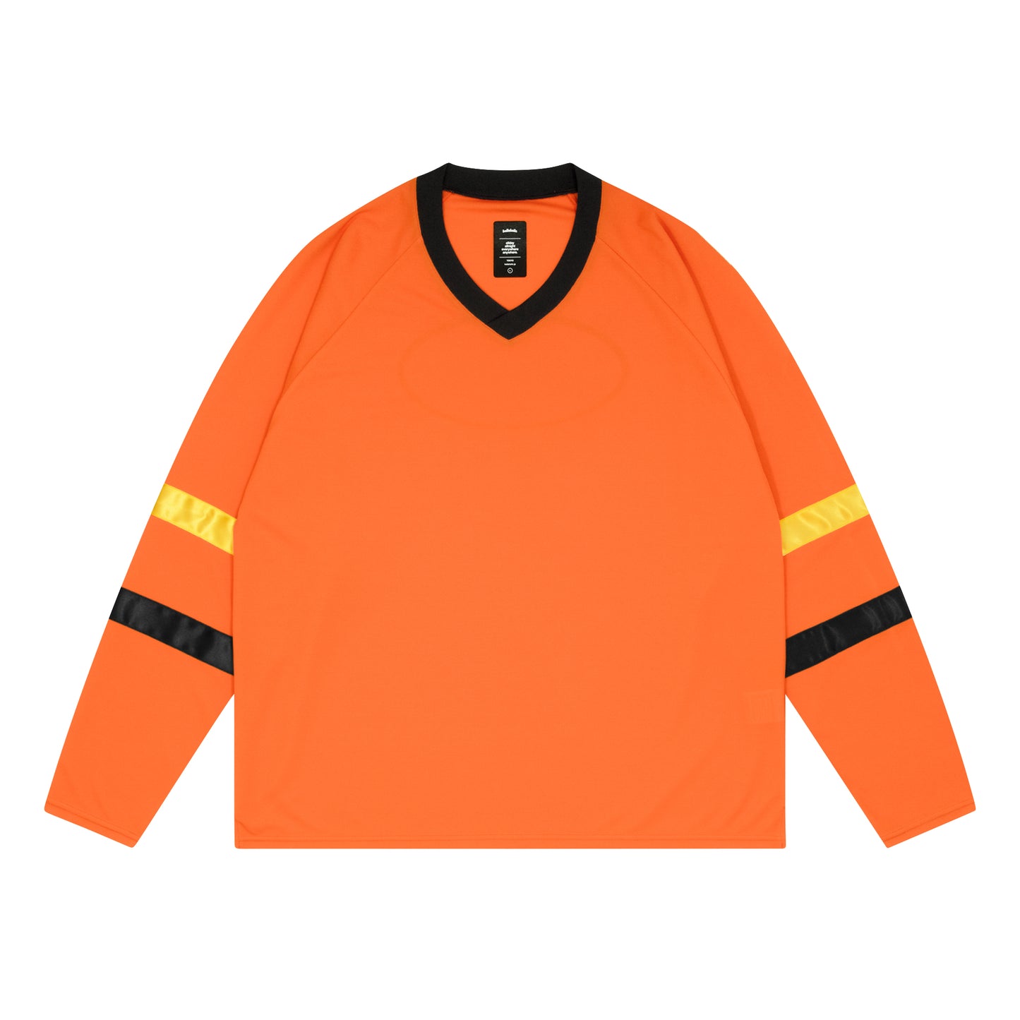 blhlc Oval Logo V-Neck Long Sleeve Shirt (orange)