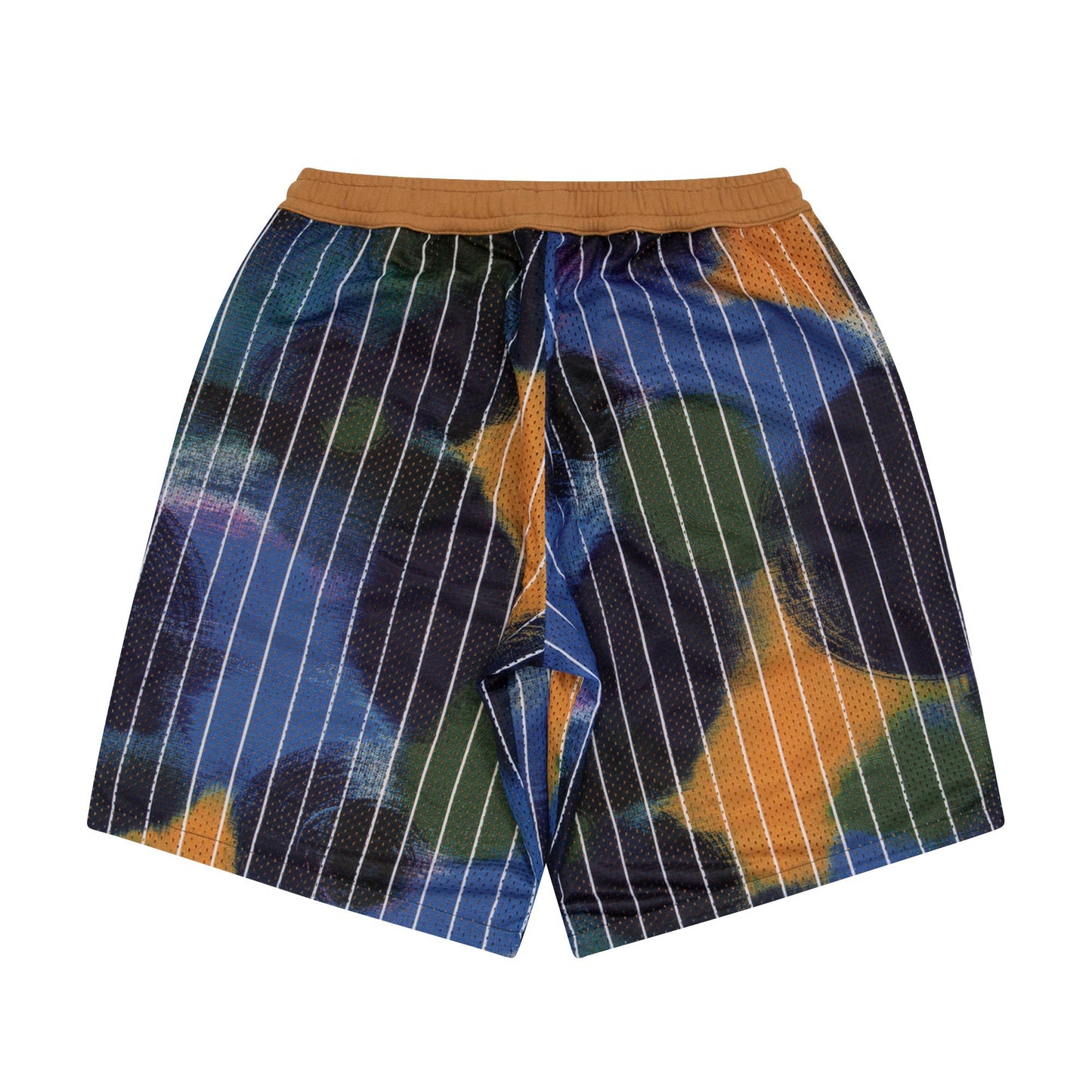 LEEGET × ballaholic Reversible Painter Sweat Shorts -FLUID MOVE- (light brown)