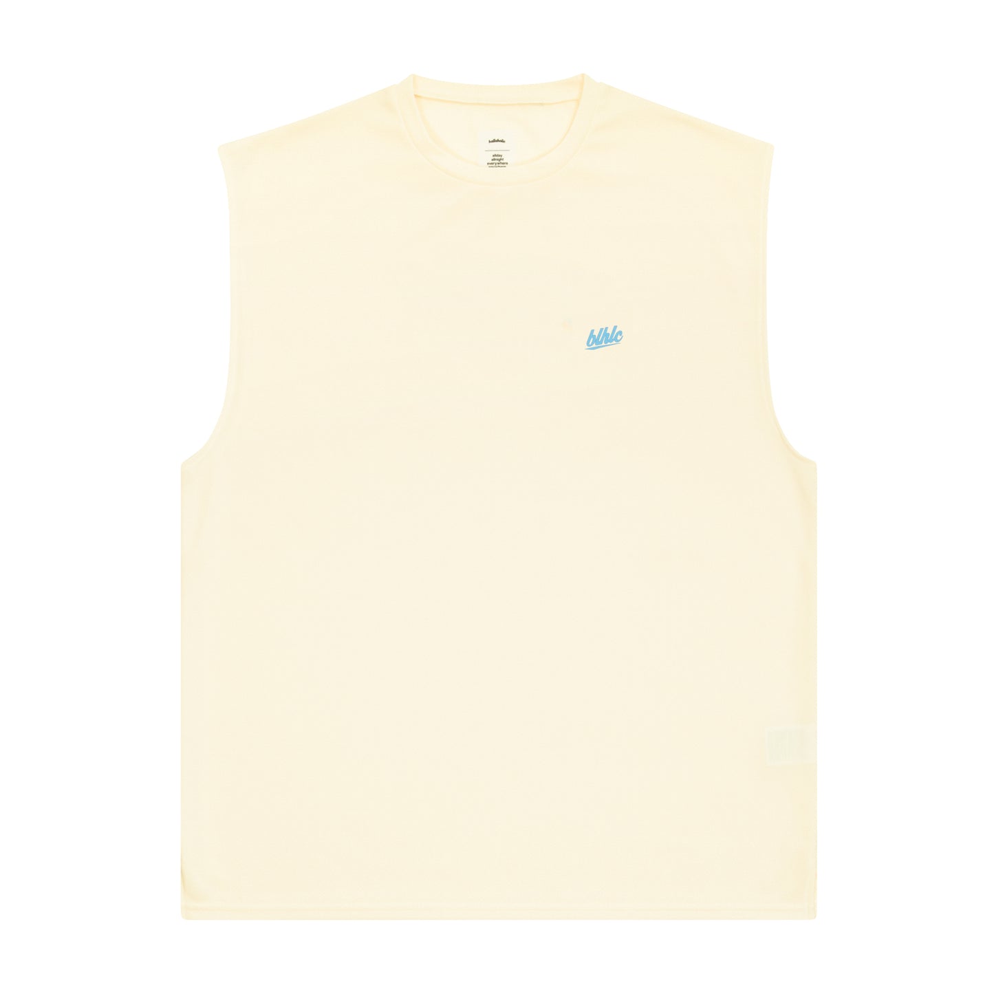 blhlc Back Print No Sleeve Tops (ivory/sunrise digital camo)