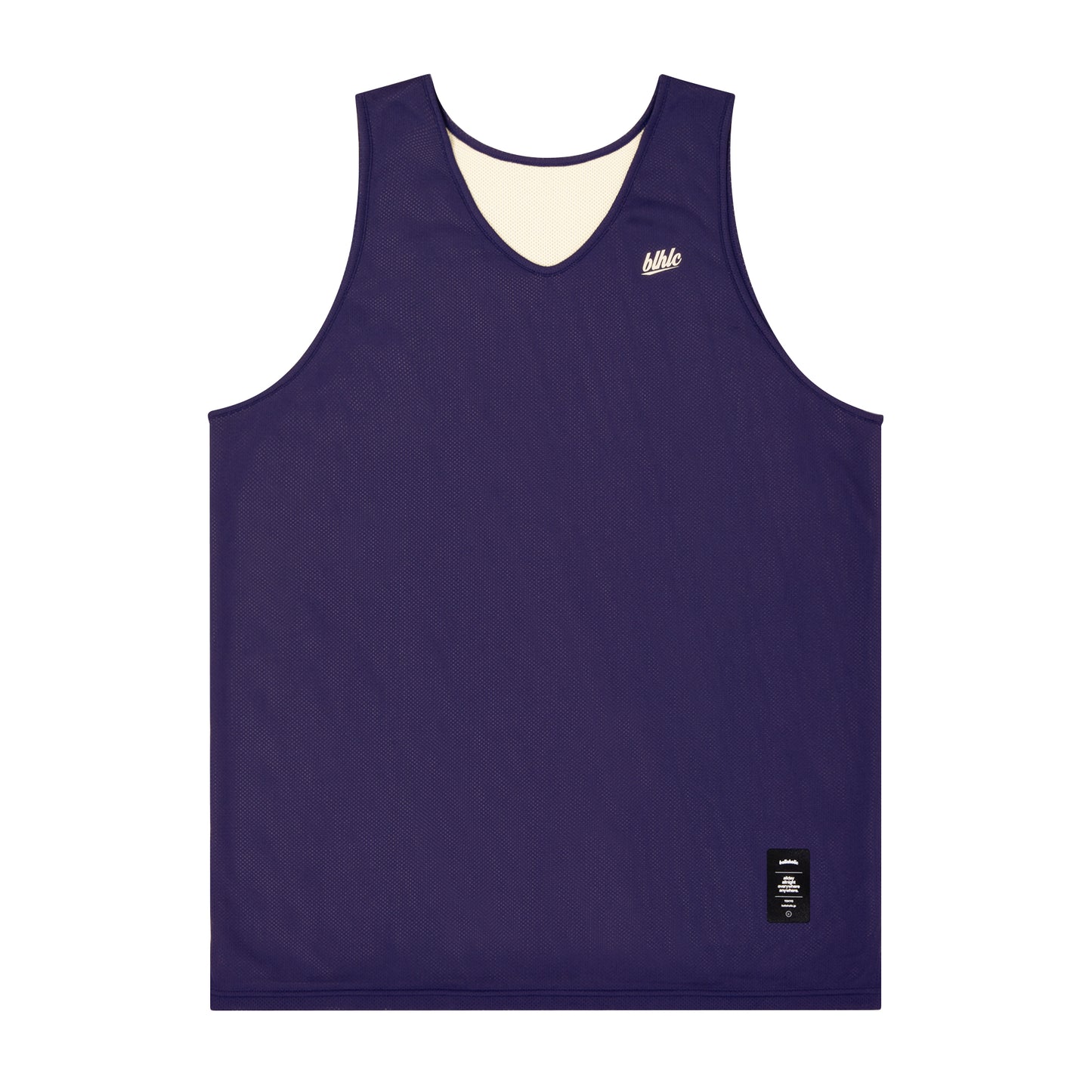 Basic Reversible Jersey (purple/ivory)