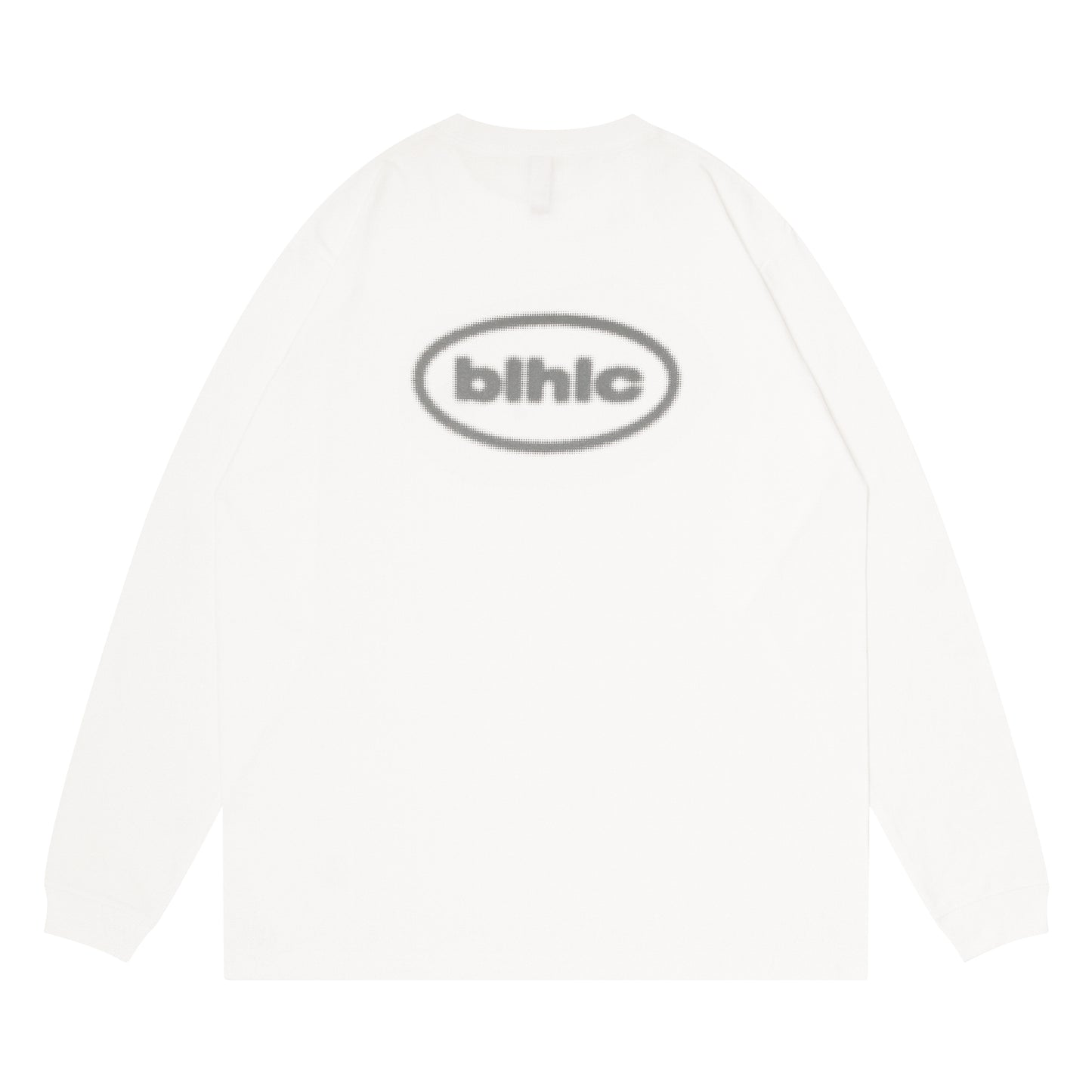 Halftone blhlc Oval Logo Long Tee (white)