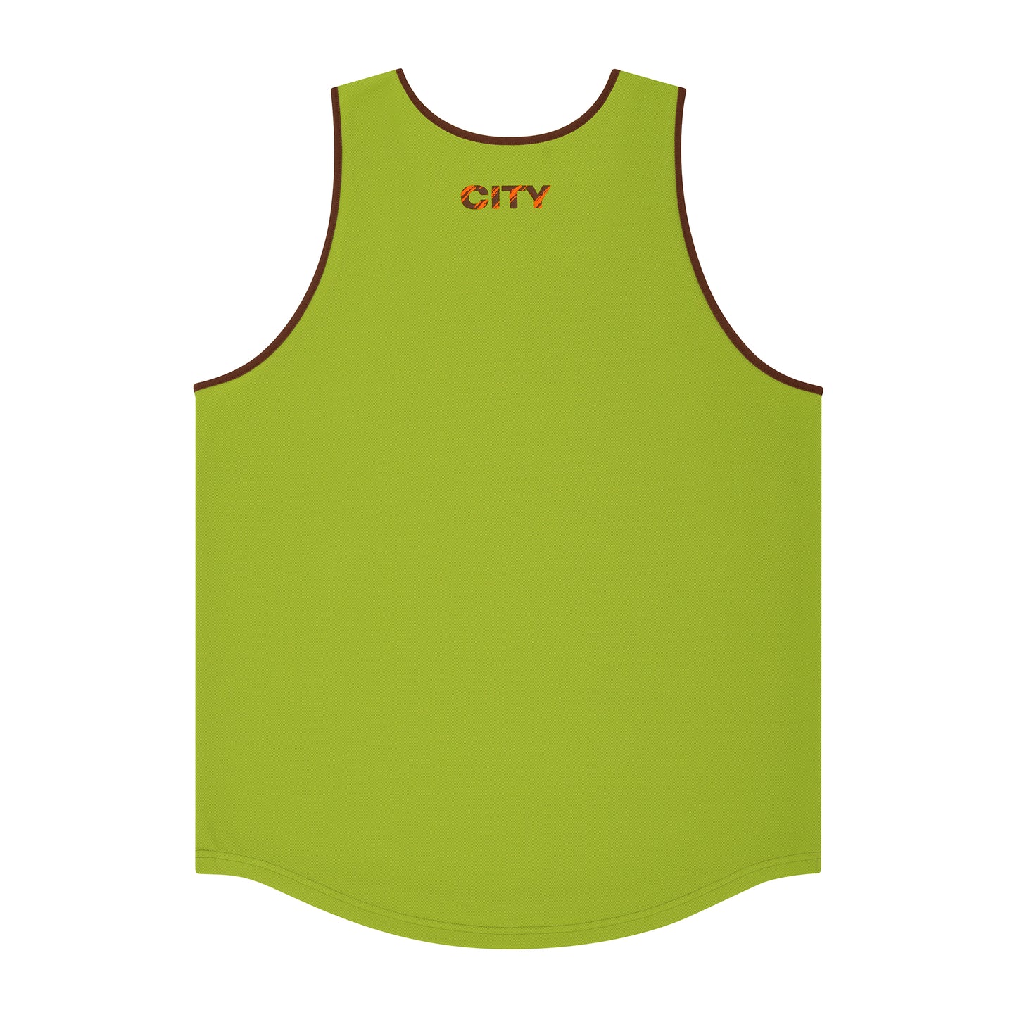 The Neighborhood Classic Tank Top (lime/brown)