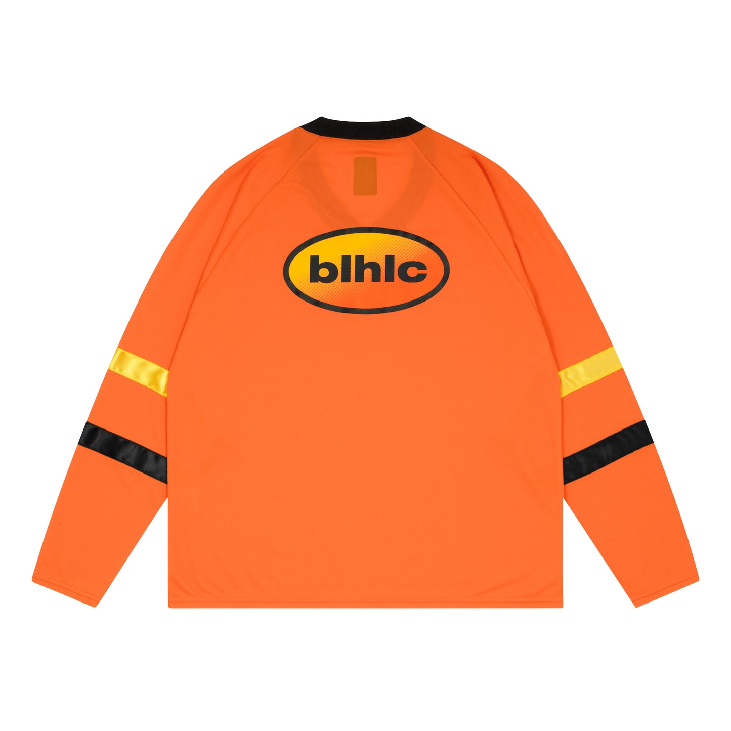 blhlc Oval Logo V-Neck Long Sleeve Shirt (orange)