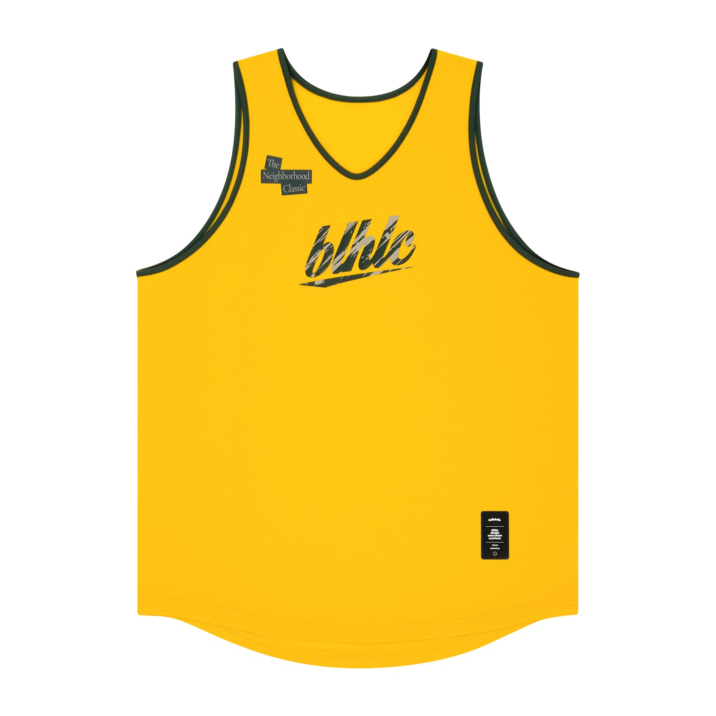The Neighborhood Classic Tank Top (yellow/dark green)