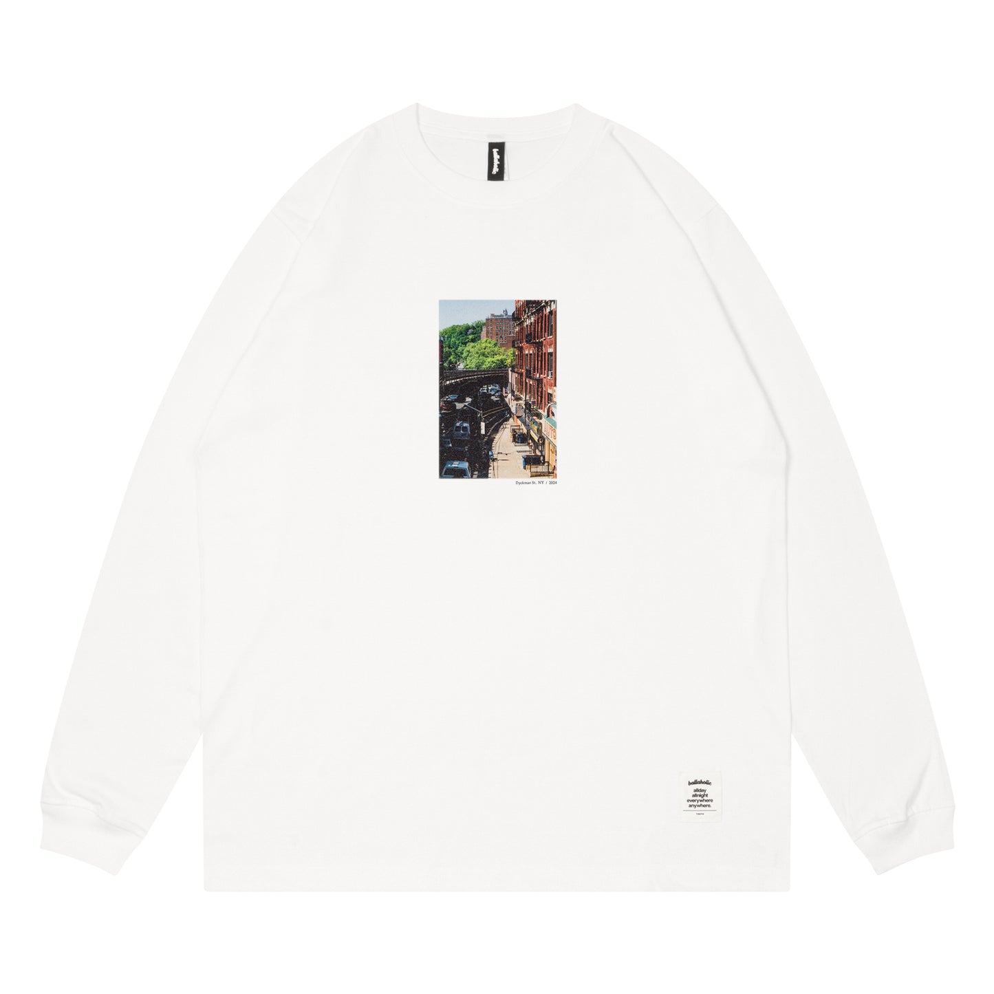 Photo Long Tee -Dyckman St- (white)