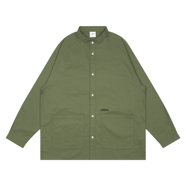 ballaholicオンラインショップ / Cotton Twill Loose Shirt Jacket (military green)