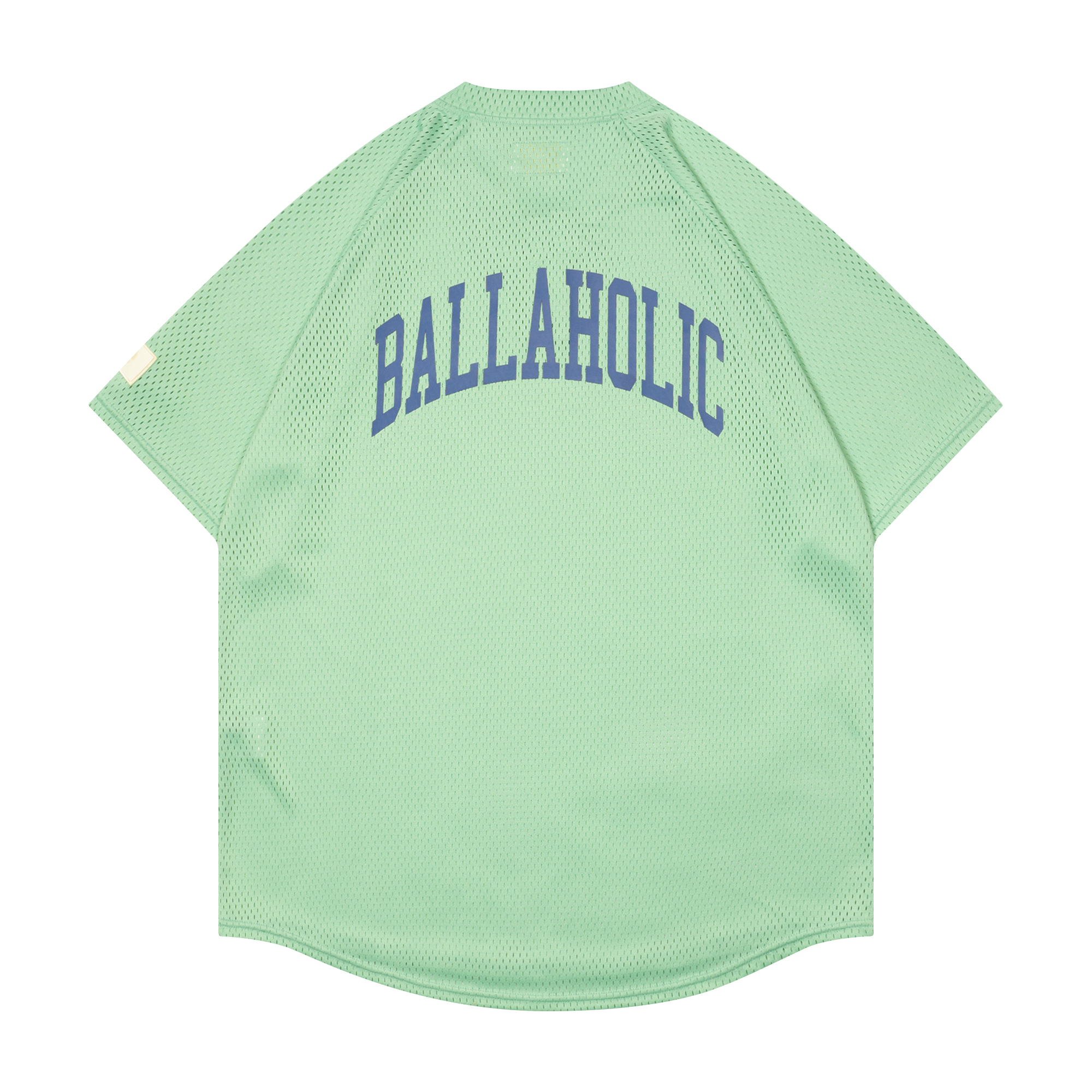 ballaholicオンラインショップ / College Logo Mesh BB Shirt (mist