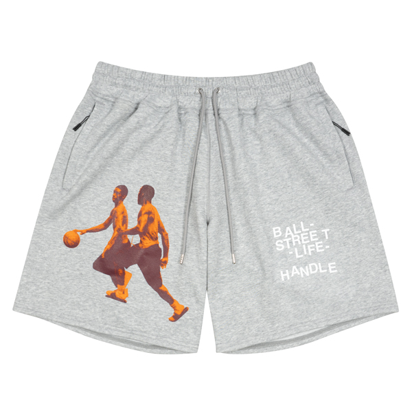 L-I-FE Sweat Zip Shorts (gray)