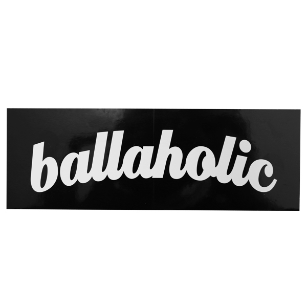 ballaholic Box Sticker (black/white)