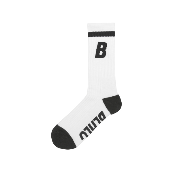 B Socks (white/black)