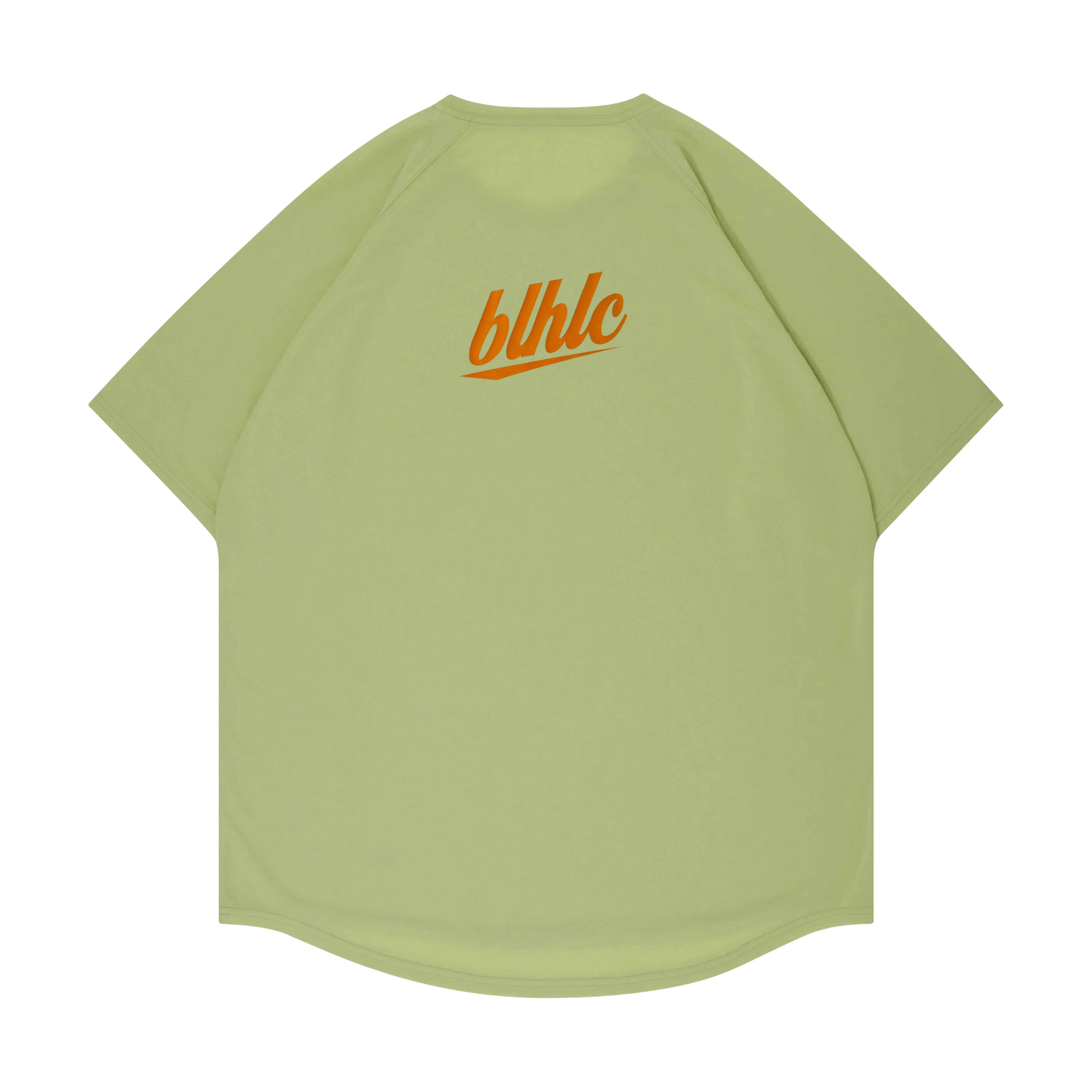 blhlc Back Print Cool Tee (sage green/apricot) – ballaholic