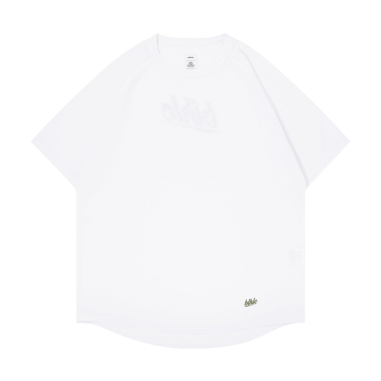 blhlc Back Print Cool Tee (white/forest digital camo)