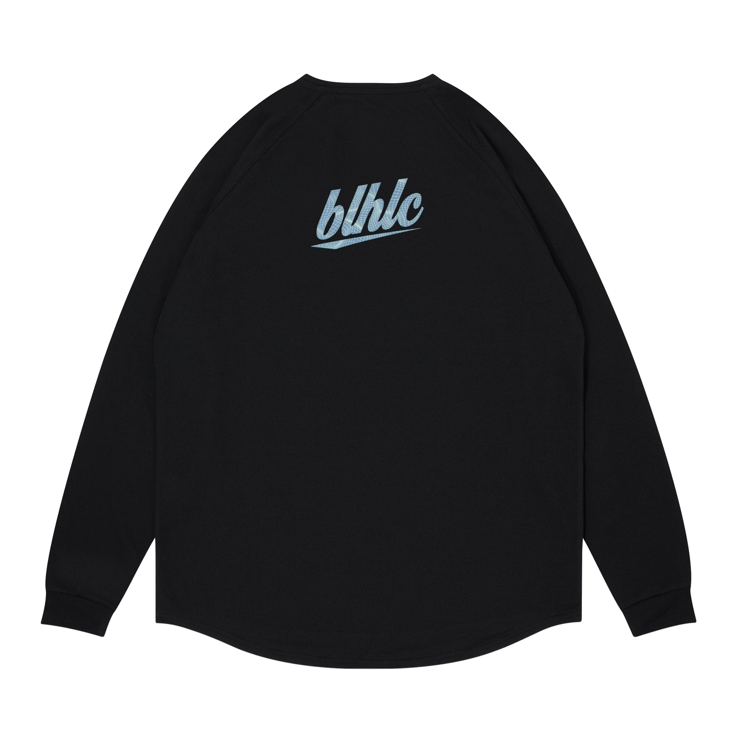 3D-Net blhlc Back Print Cool Long Tee (black/mosaic blue/white)