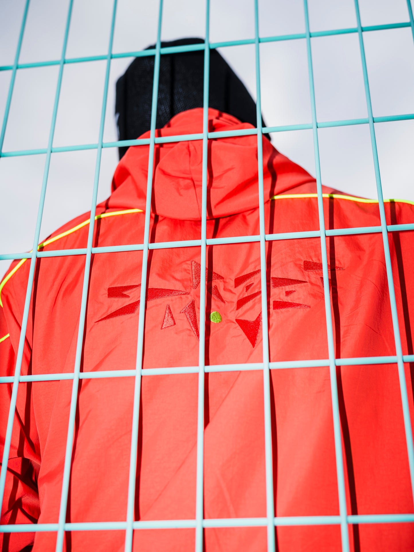 STREETMOVE Nylon Full Zip Jacket (orange)