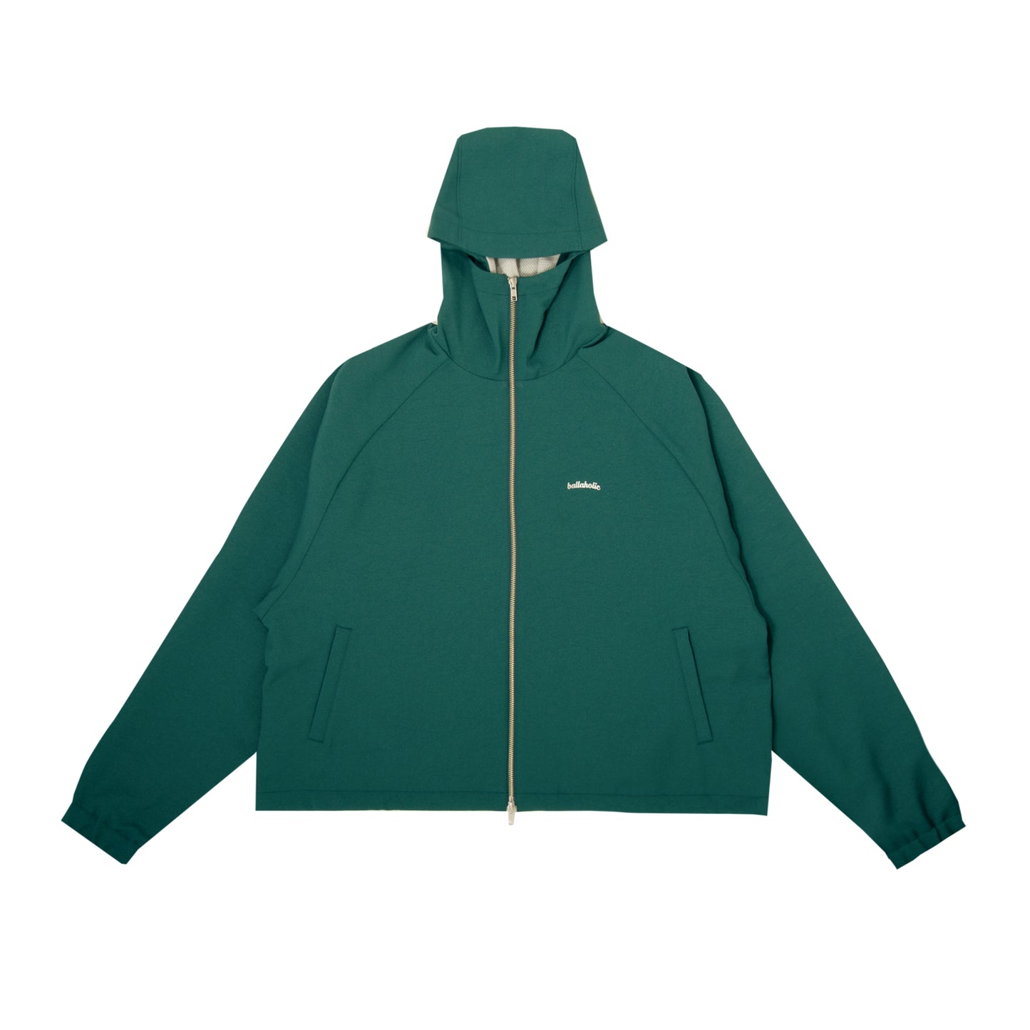 Shell Over Zip Parka (dark green)