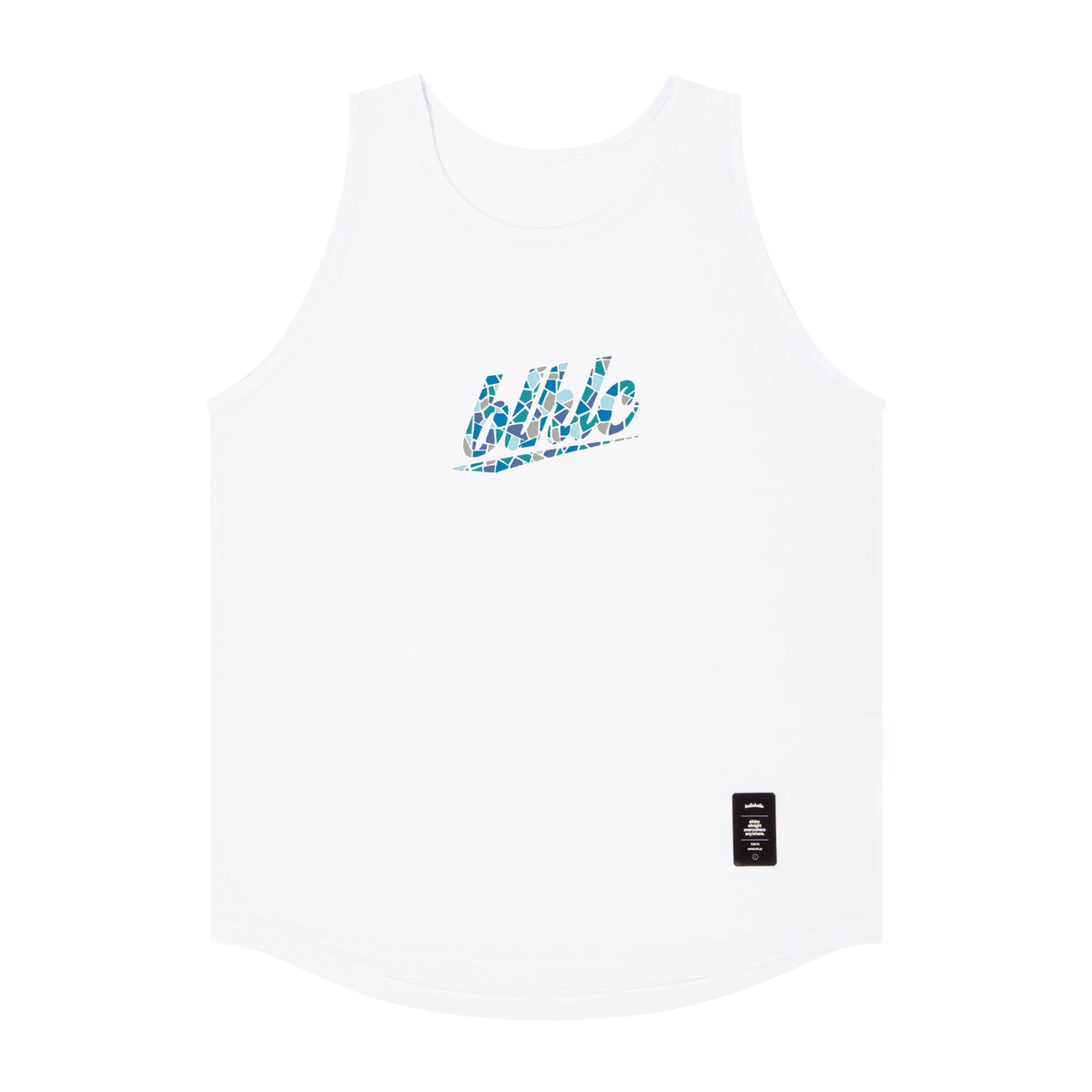 blhlc Tank Top (white/water blue mosaic) - CUSTOM – ballaholic 