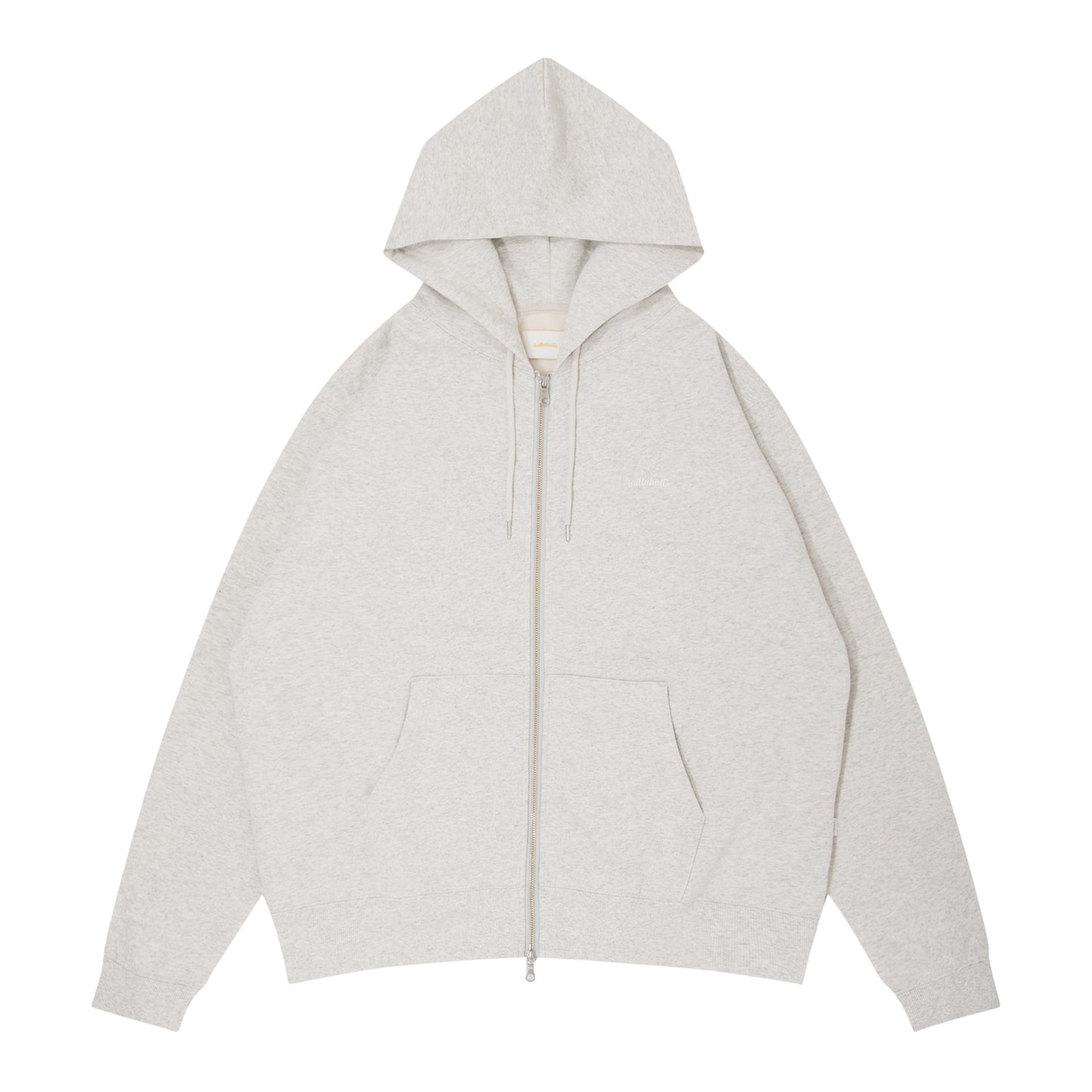 Small Logo Sweat Full Zip Hoodie (ash)