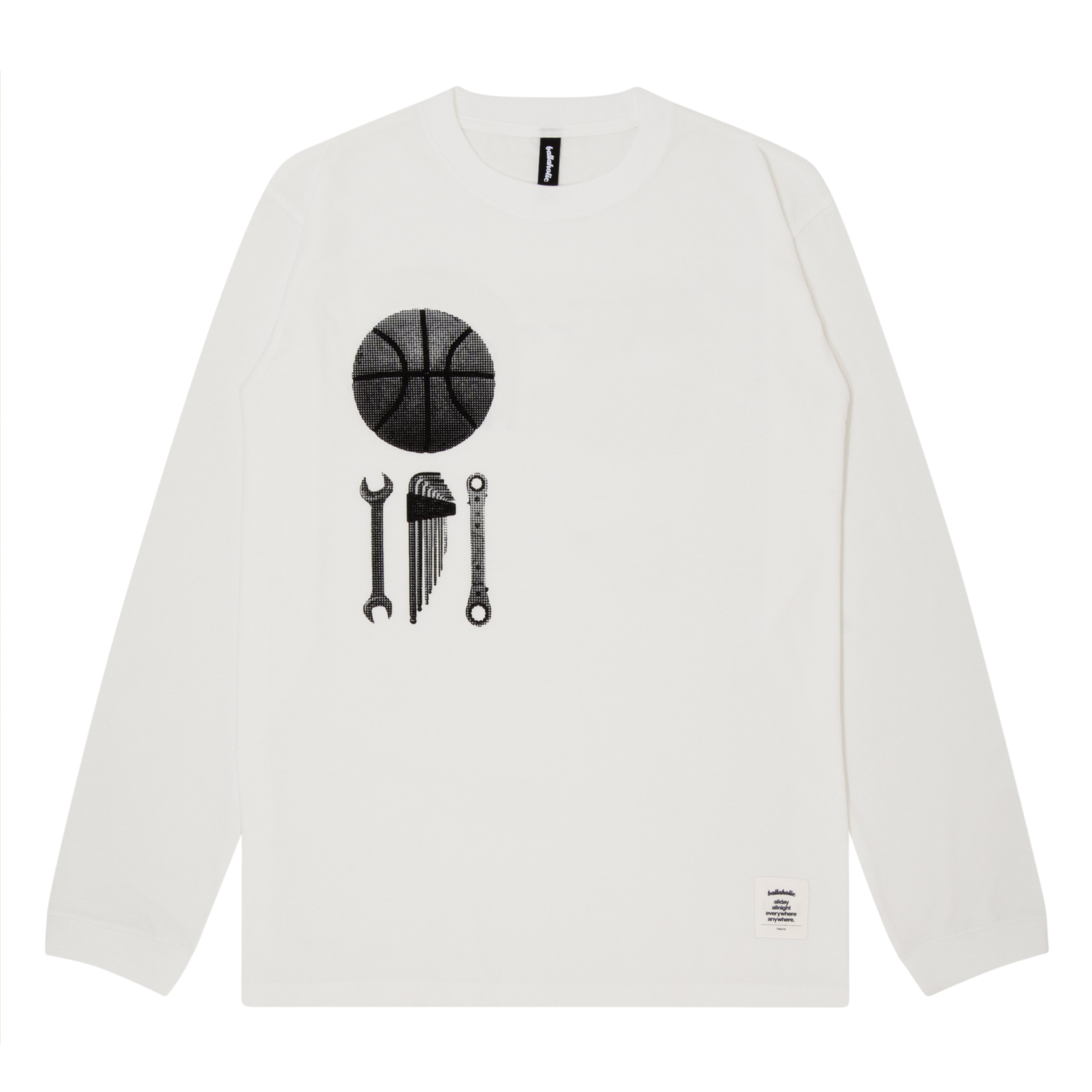 ballaholic スラムダンクホワイトロングTシャツ　メンズ【最終お値下げ】 ballaholic x スラムダンク コラボロングTシャツ｜Yahoo!フリマ