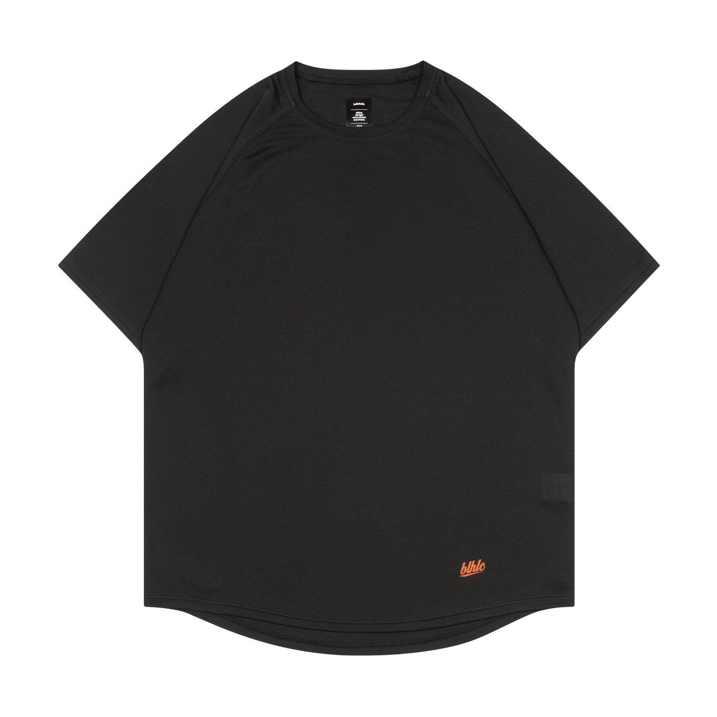 blhlc Back Print Cool Tee (black/dry leaves mosaic)