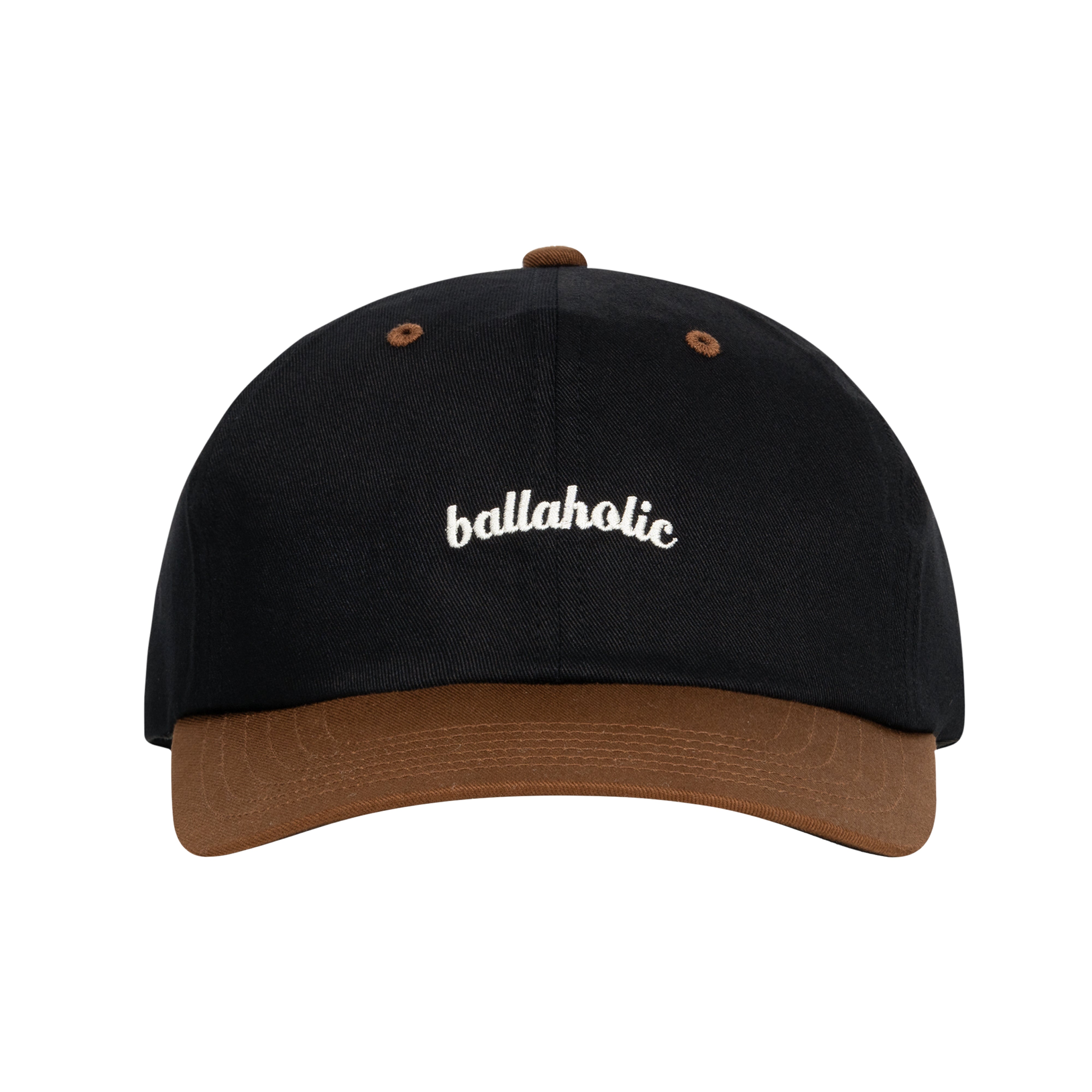 Logo 6P Cap (black/brown) – ballaholicオンラインショップ