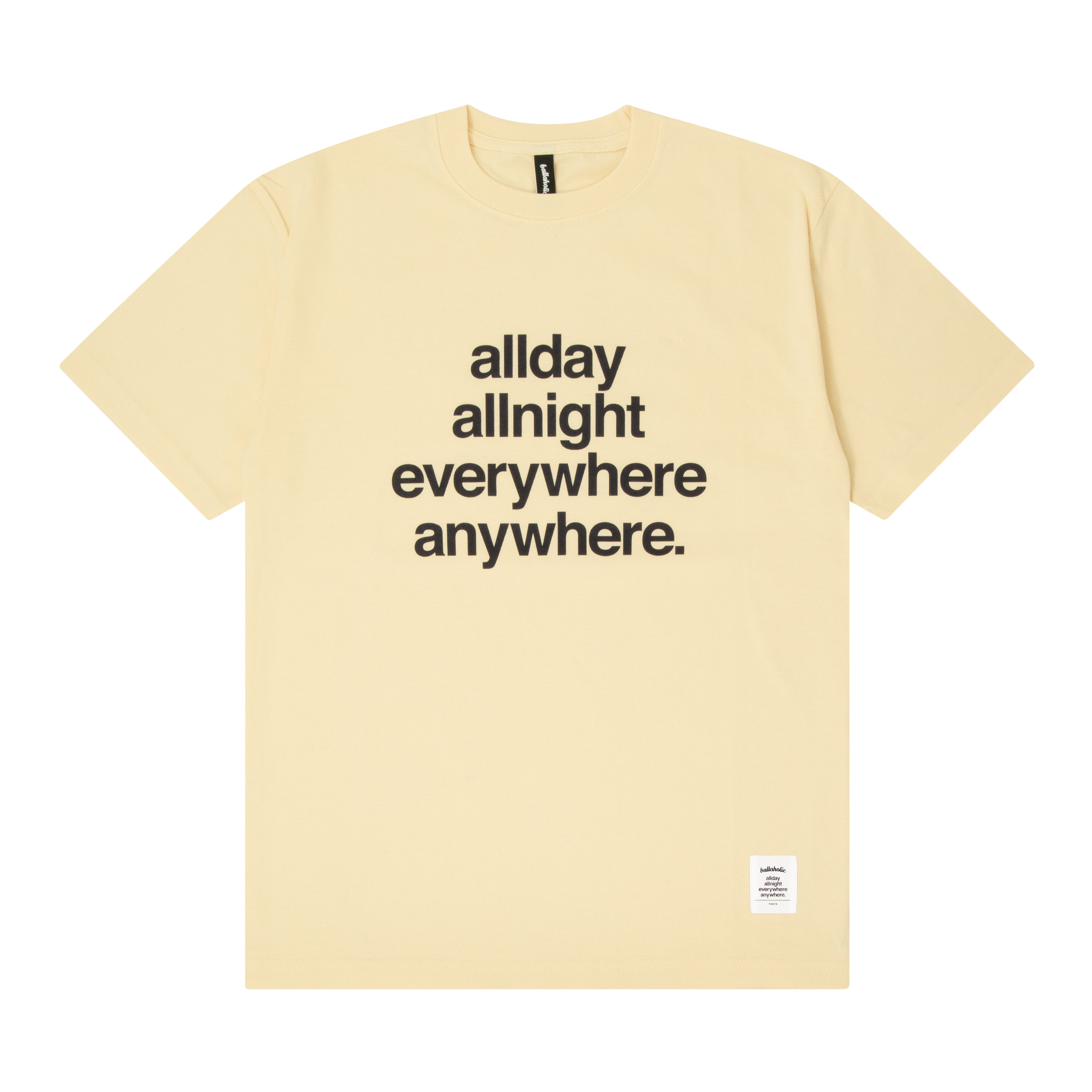 Concept Tee (ivory/black) – ballaholicオンラインショップ