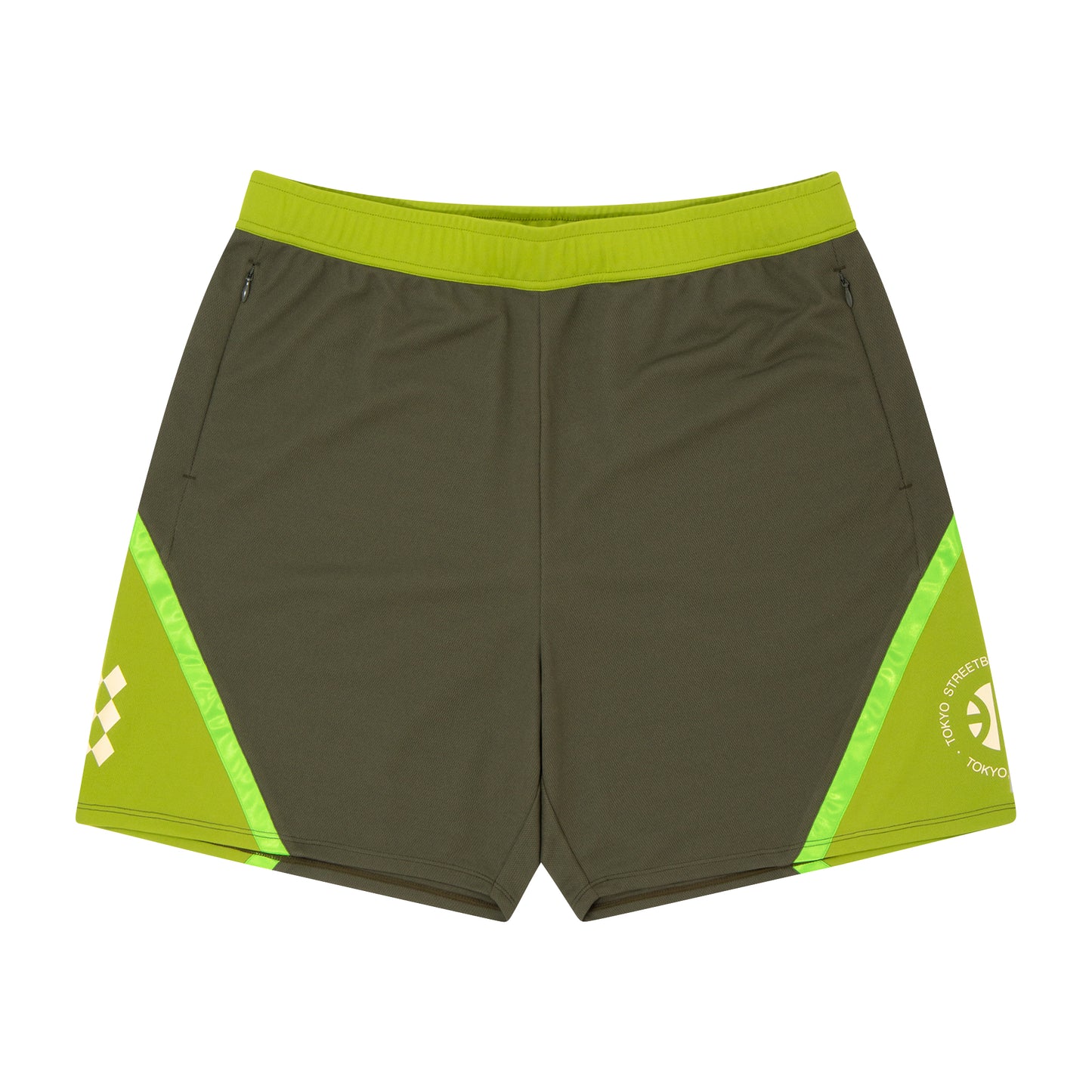 TSC Zip Shorts (grape leaf/lime)