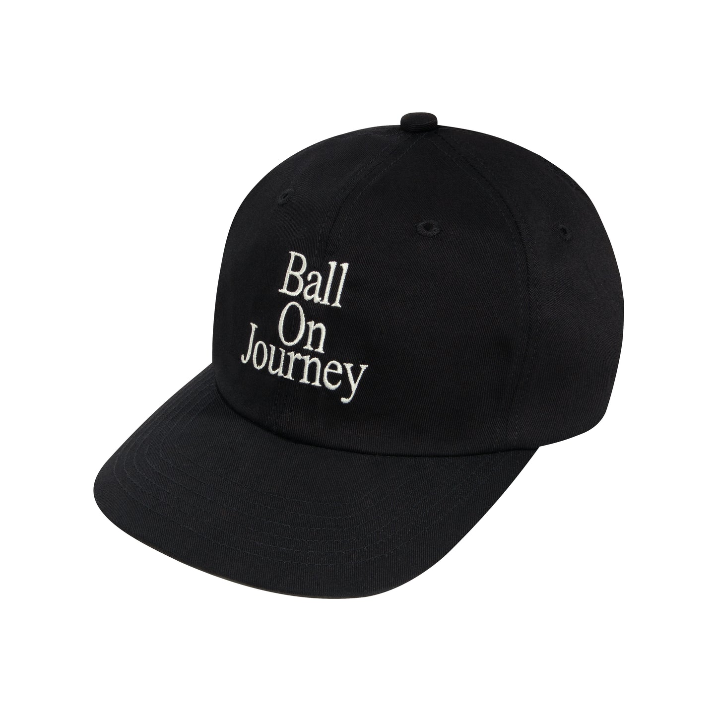 Ball On Journey 6P Cap (black)