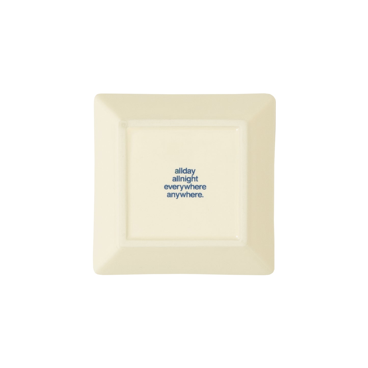 Logo Ashtray (ivory/blue)