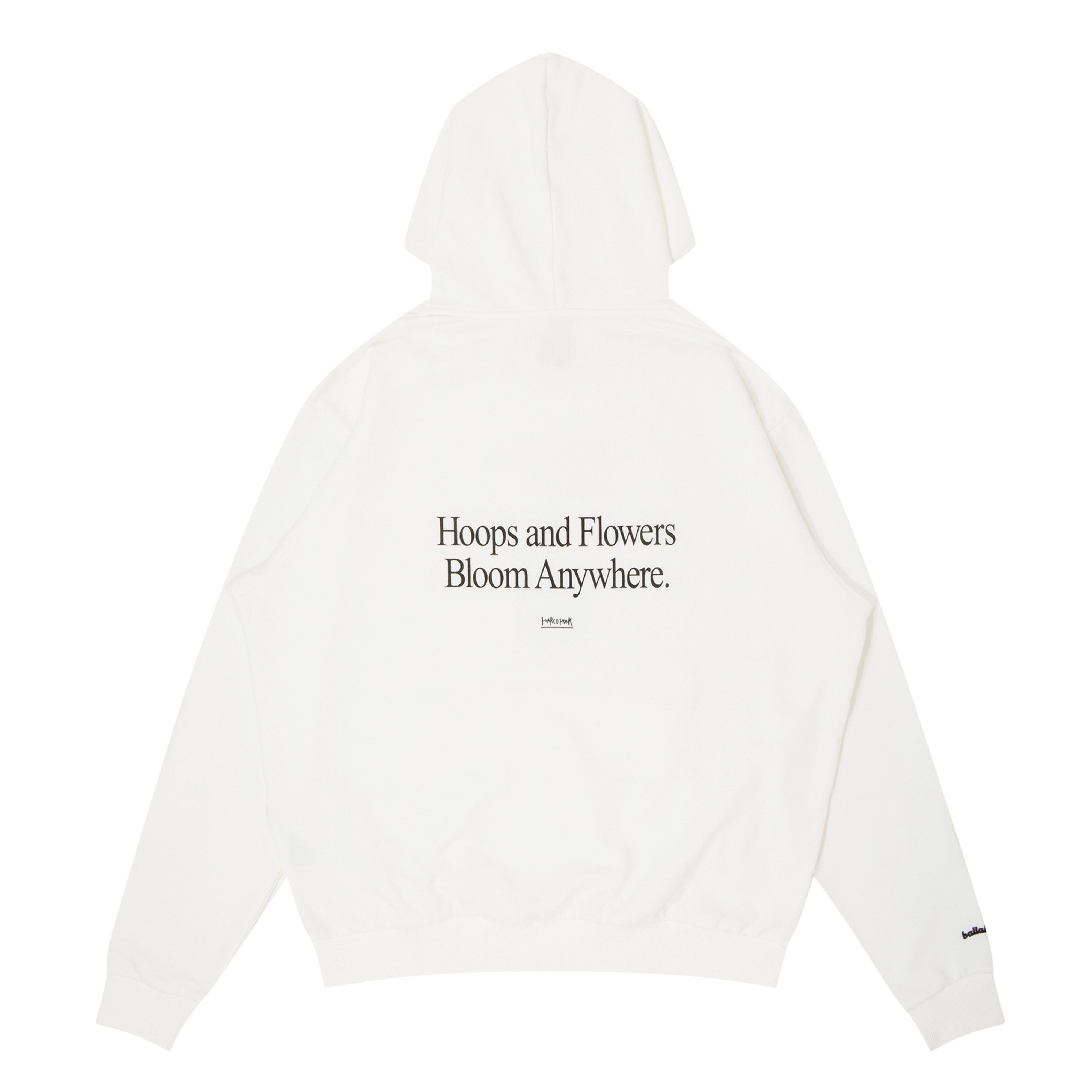 MARCOMONK × ballaholic Sweat Hoodie (white) – ballaholicオンライン